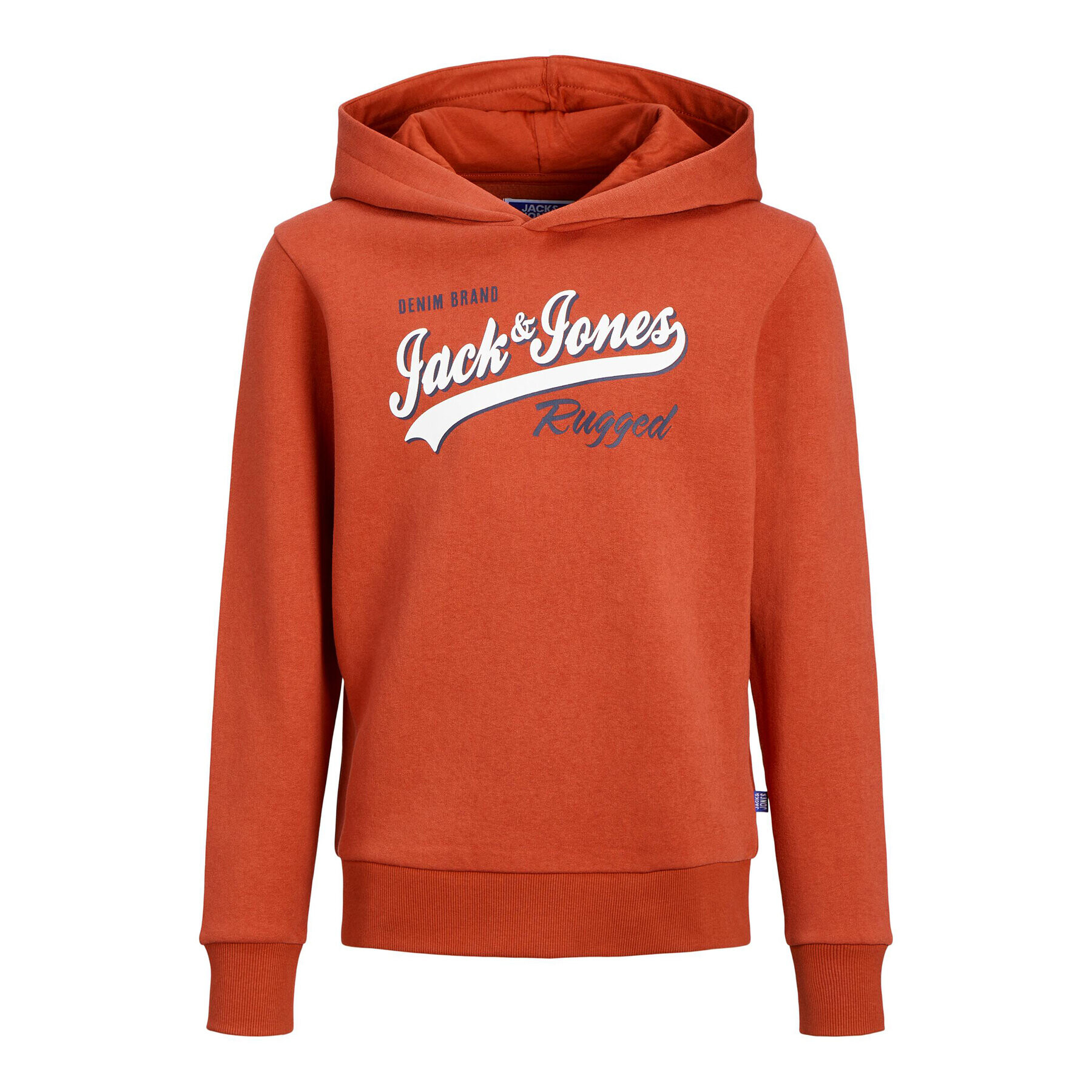 Jack&Jones Junior Mikina 12212287 Oranžová Regular Fit - Pepit.cz