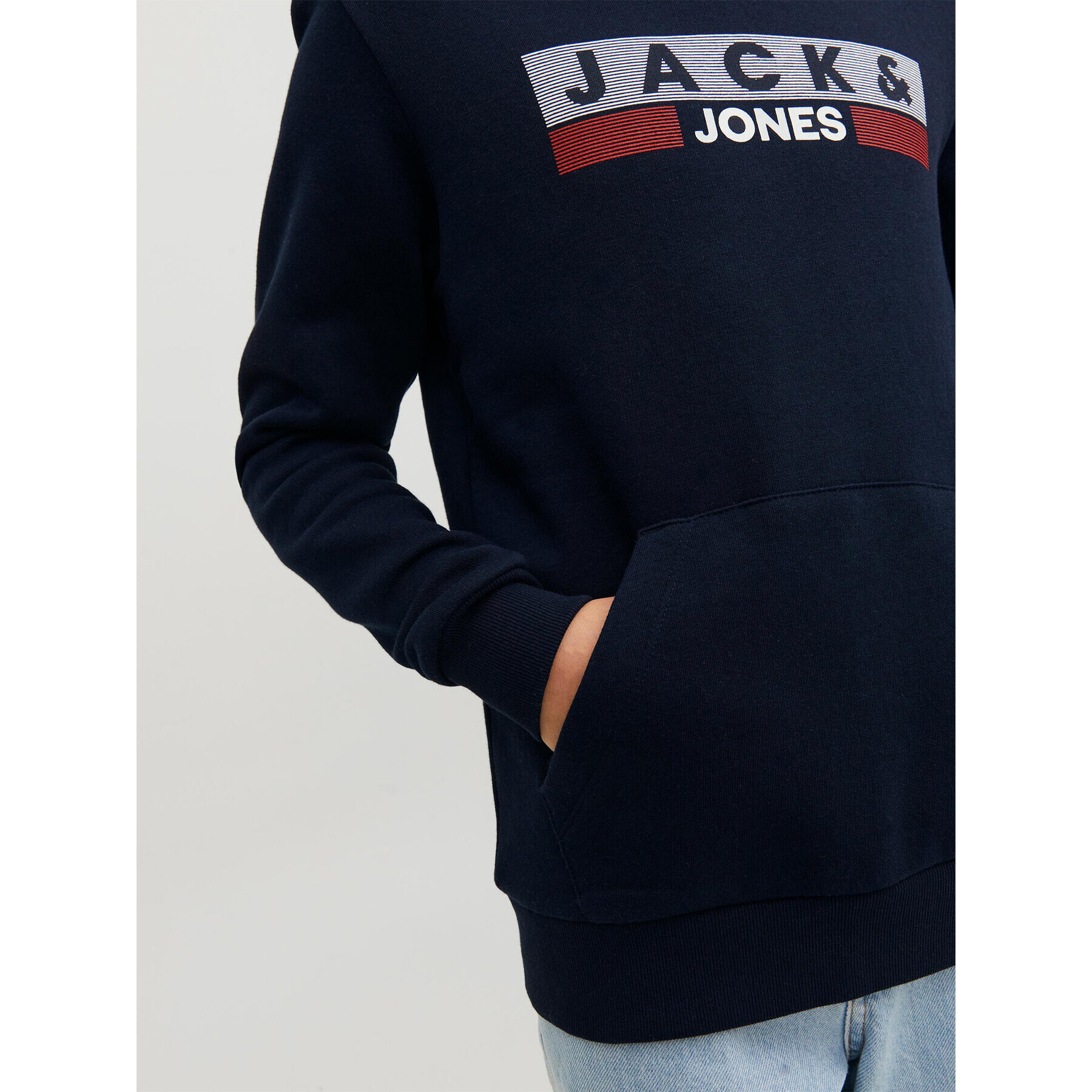 Jack&Jones Junior Mikina 12231372 Tmavomodrá Regular Fit - Pepit.cz