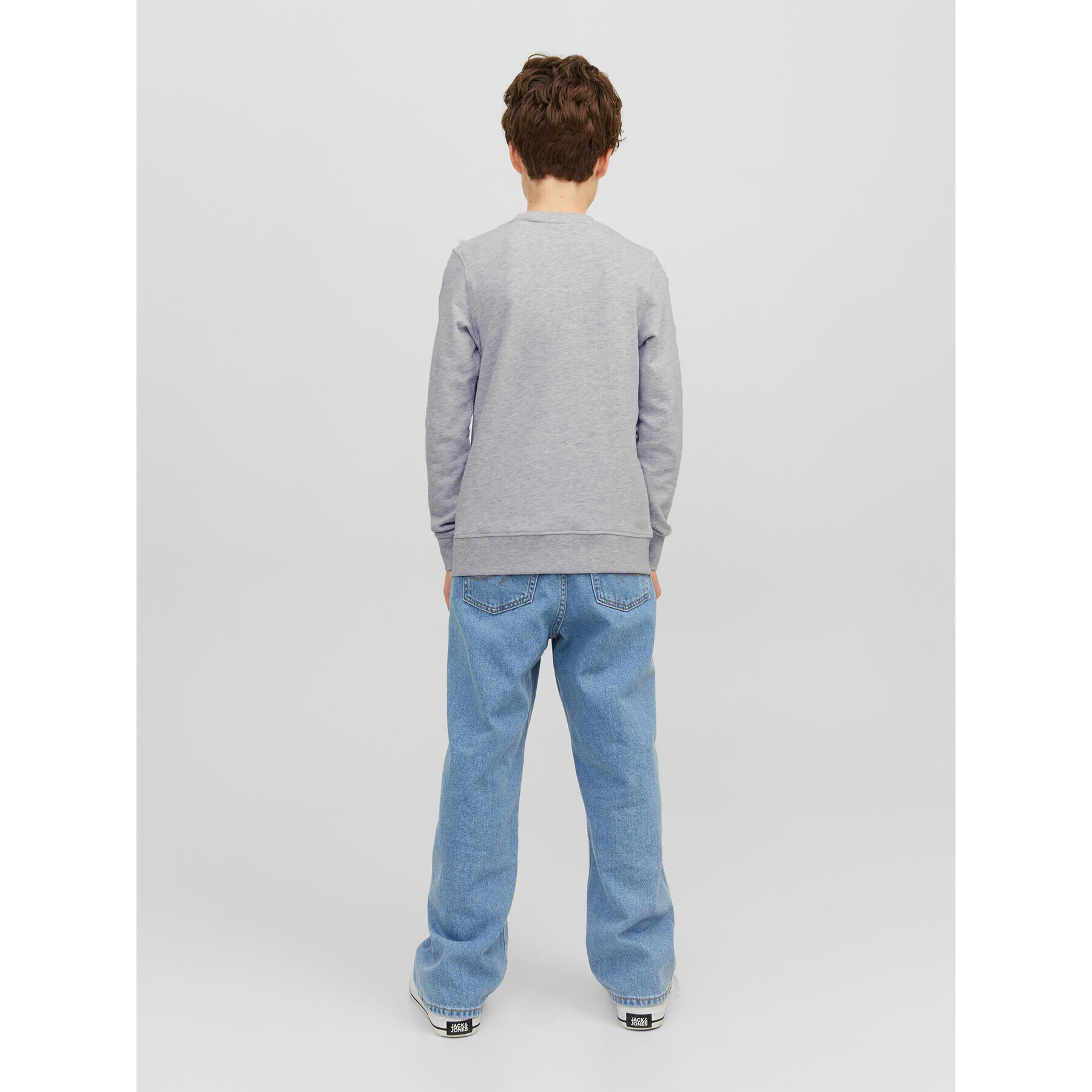 Jack&Jones Junior Mikina 12235502 Šedá Standard Fit - Pepit.cz