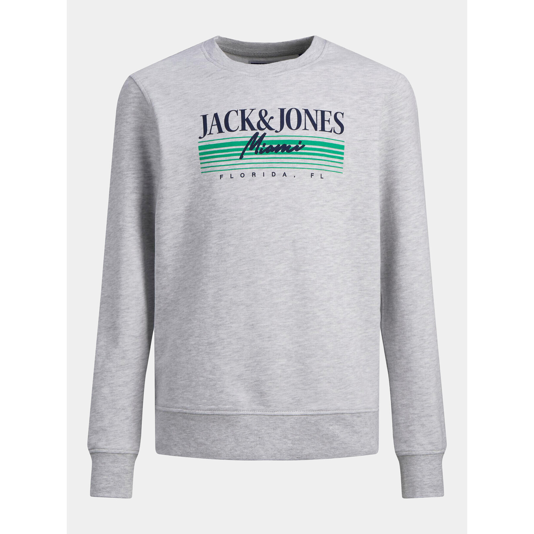 Jack&Jones Junior Mikina 12235502 Šedá Standard Fit - Pepit.cz