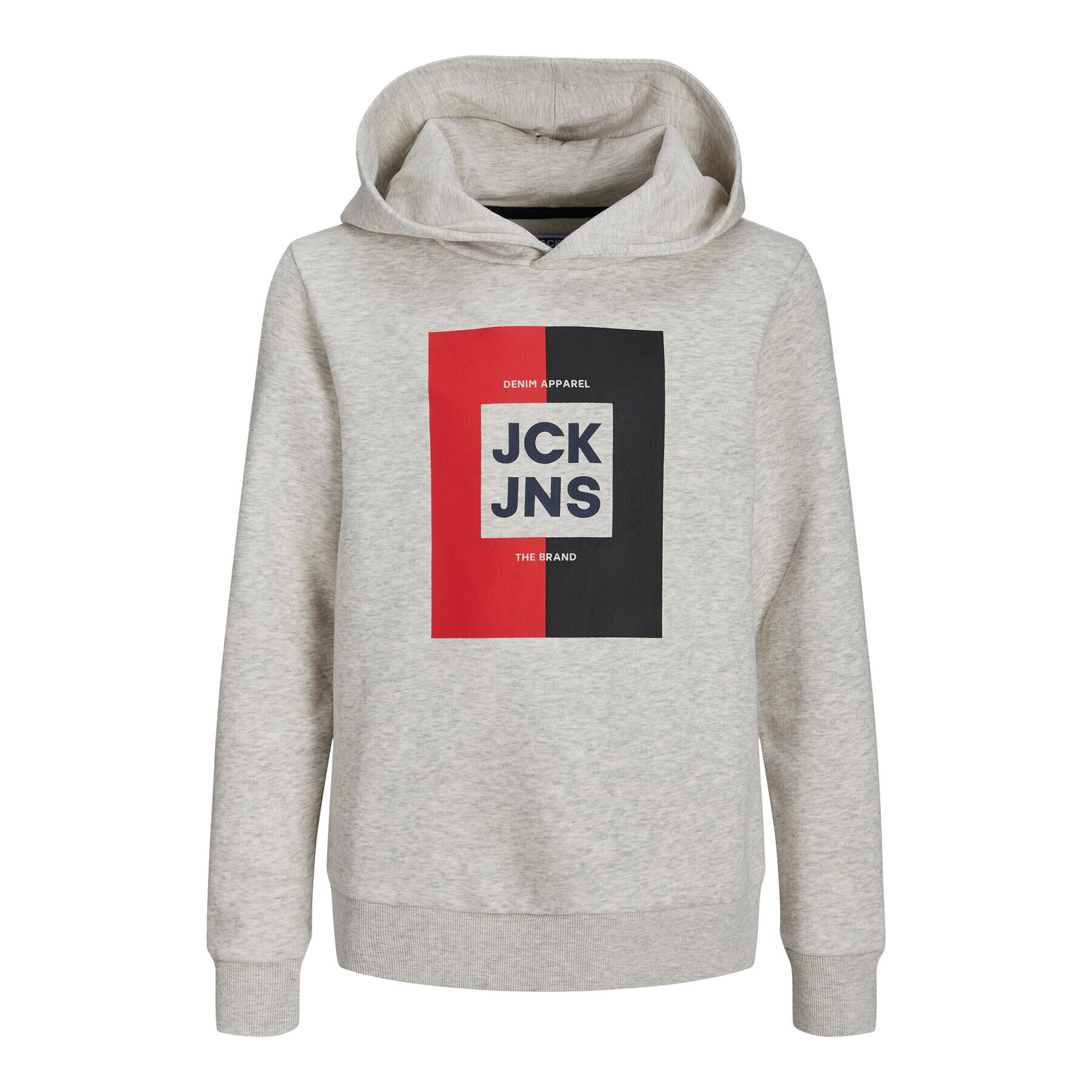 Jack&Jones Junior Mikina 12237105 Šedá Regular Fit - Pepit.cz