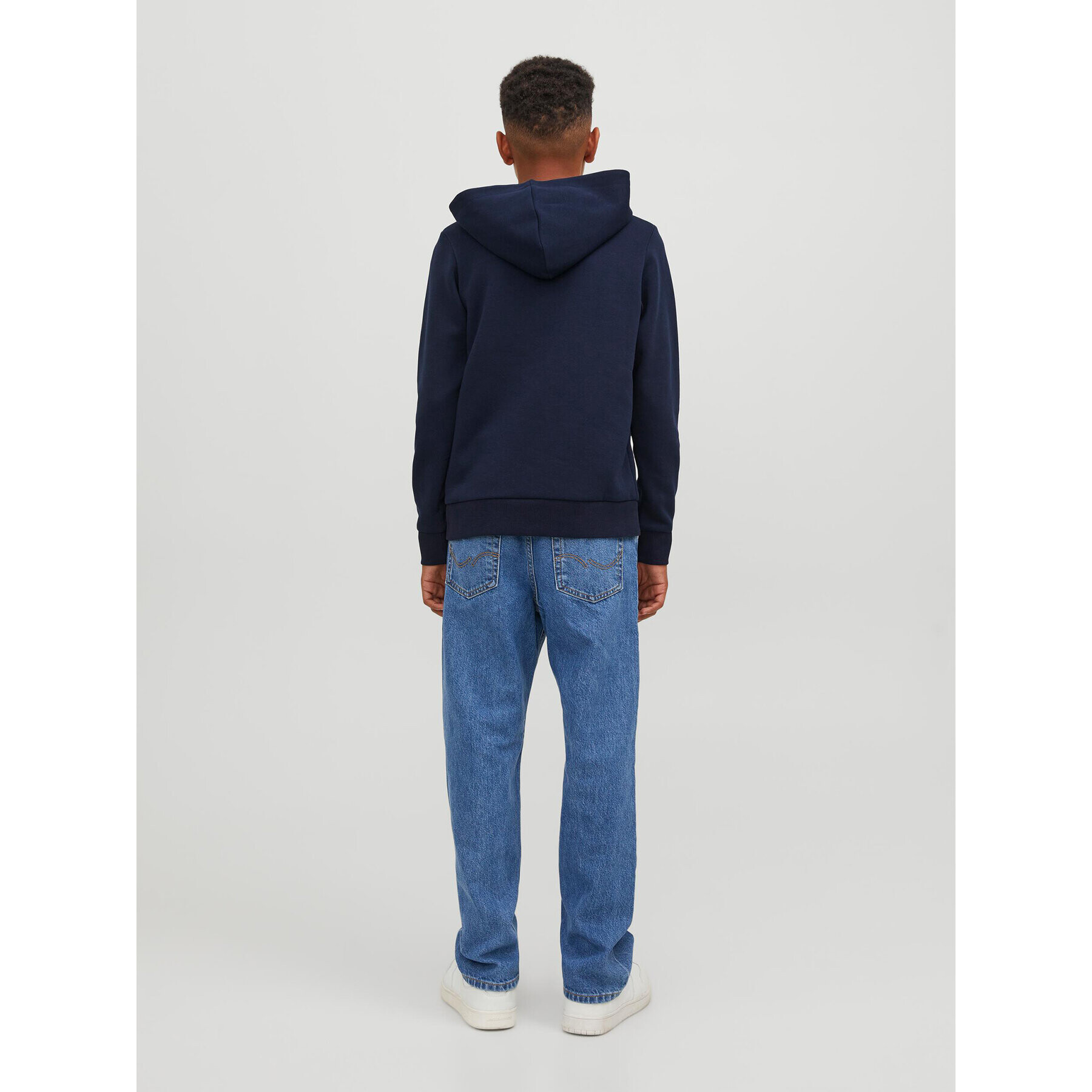 Jack&Jones Junior Mikina 12237105 Tmavomodrá Regular Fit - Pepit.cz