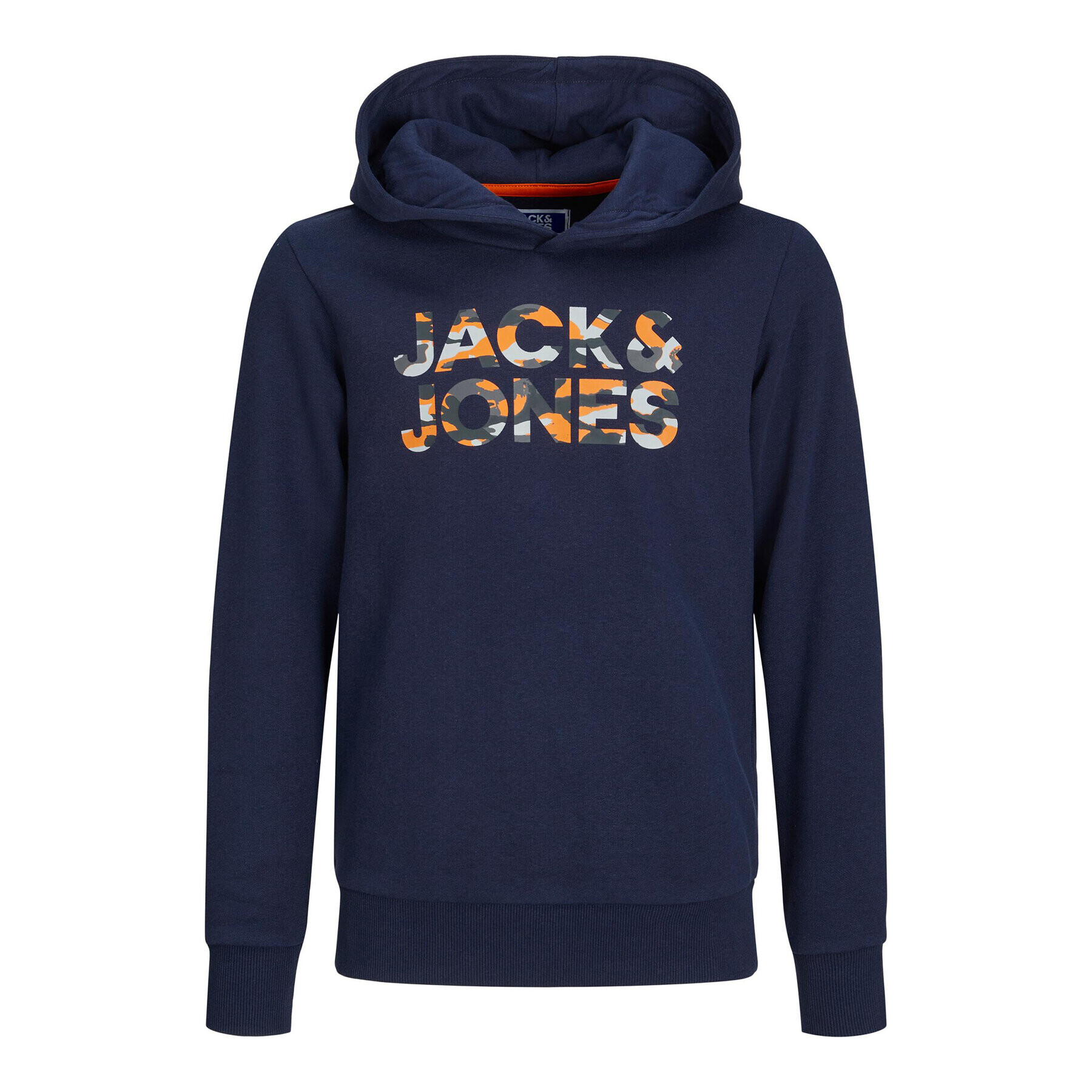 Jack&Jones Junior Mikina 12237172 Tmavomodrá Regular Fit - Pepit.cz