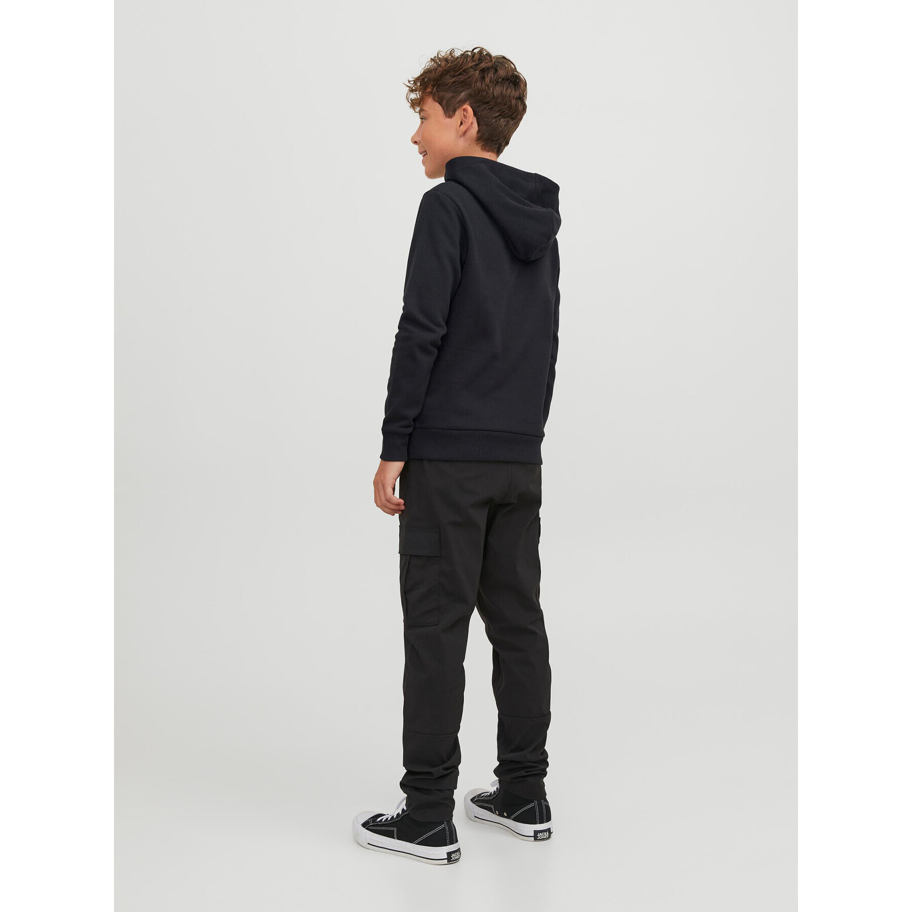 Jack&Jones Junior Mikina 12237210 Černá Regular Fit - Pepit.cz