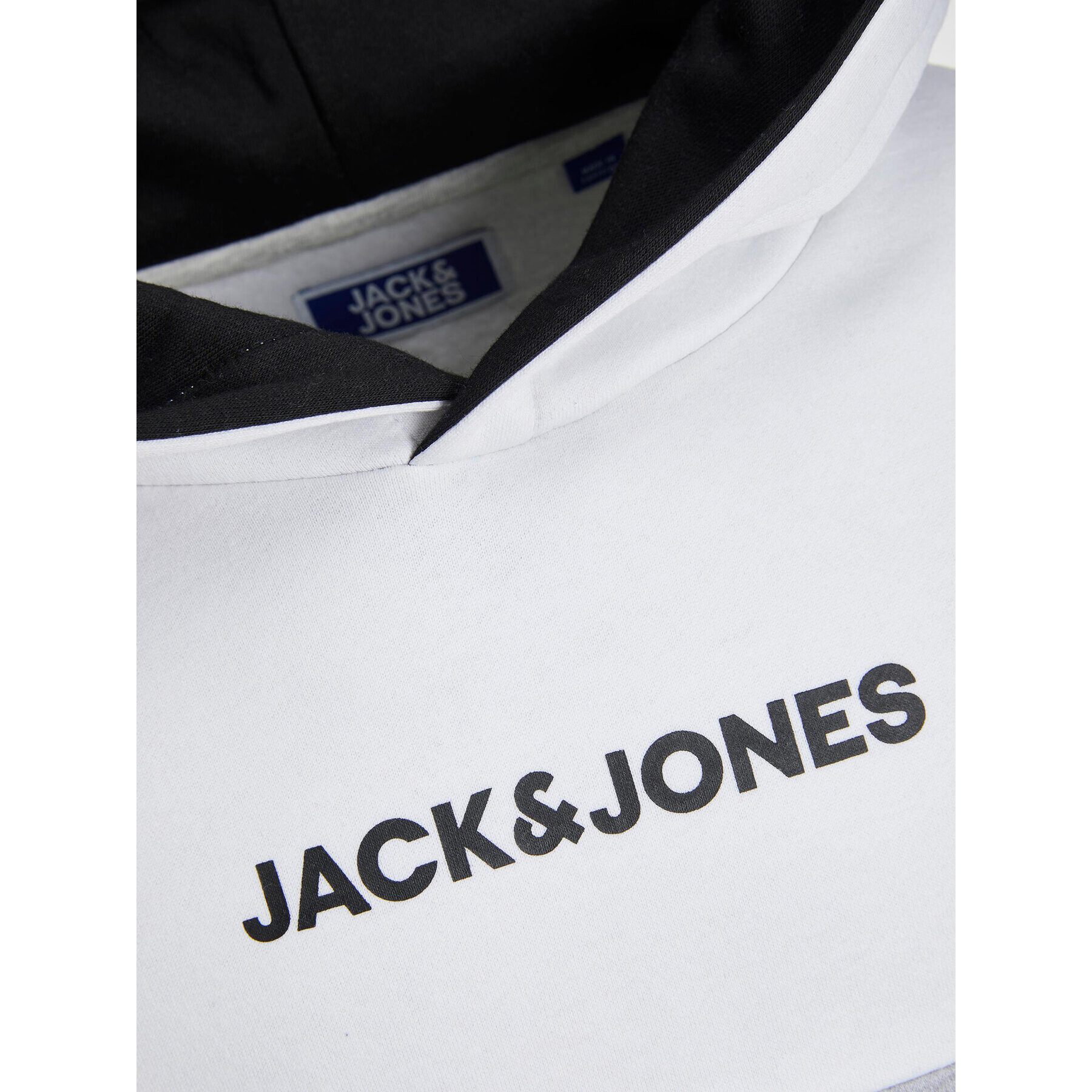 Jack&Jones Junior Mikina 12237402 Bílá Regular Fit - Pepit.cz