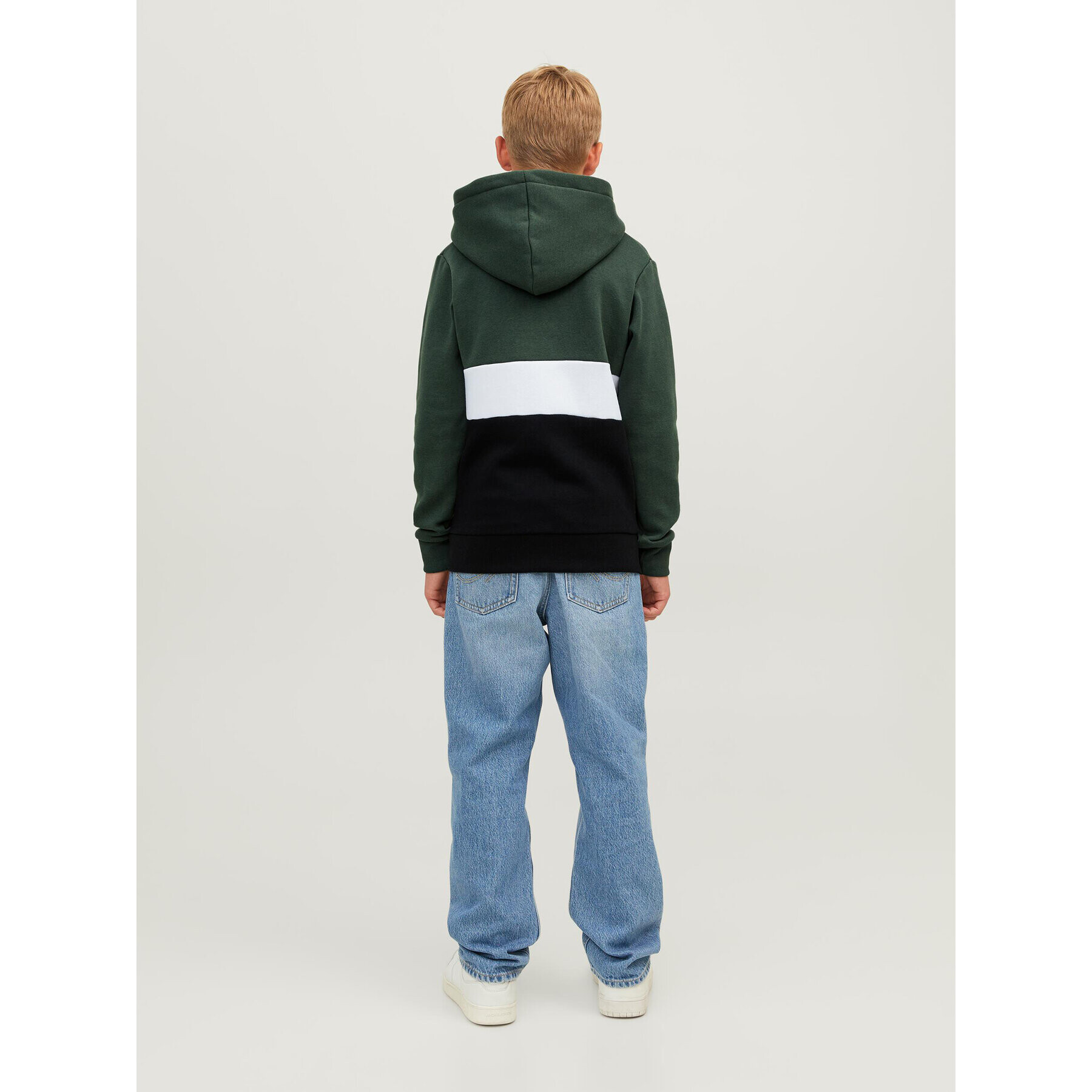 Jack&Jones Junior Mikina 12237402 Zelená Regular Fit - Pepit.cz