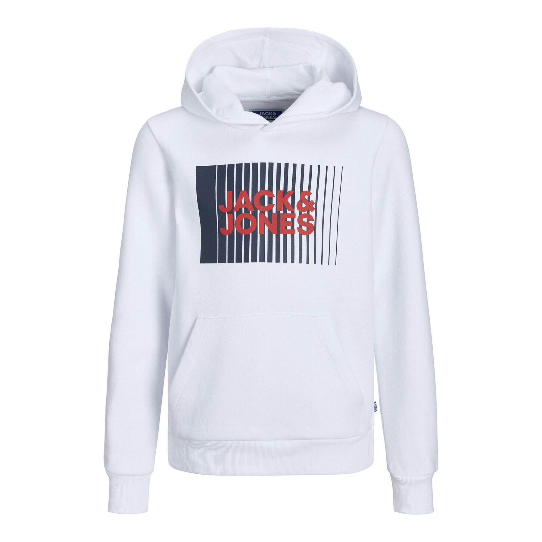 Jack&Jones Junior Mikina 12237459 Bílá Regular Fit - Pepit.cz