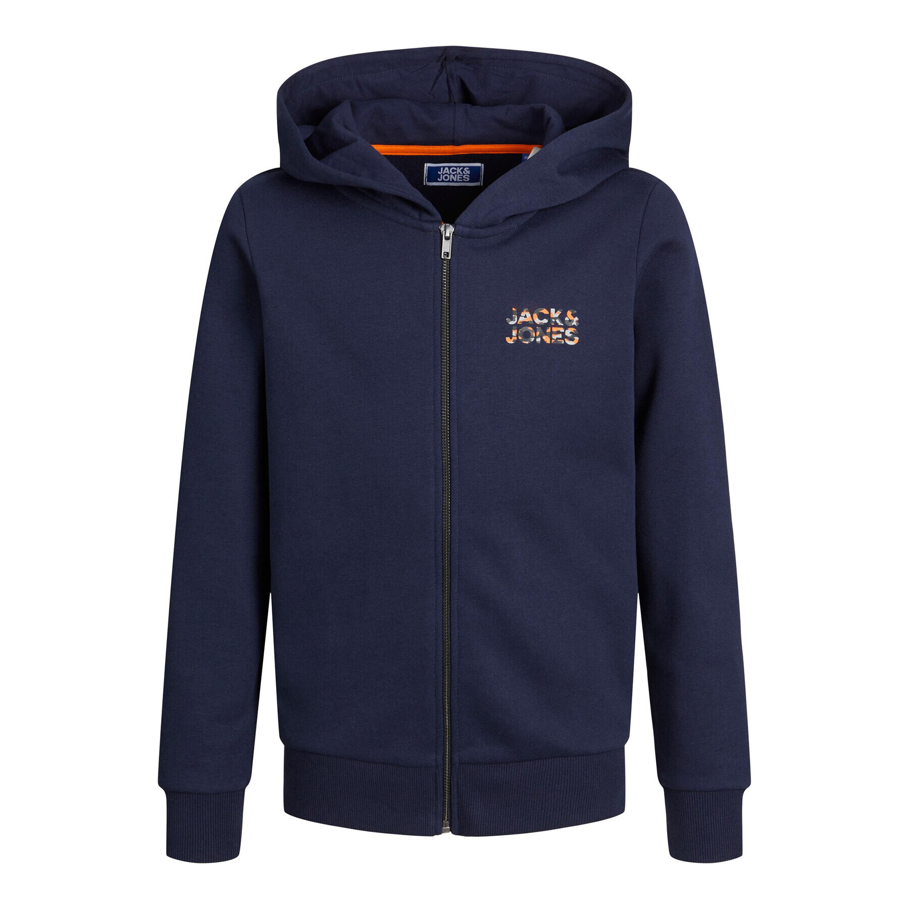 Jack&Jones Junior Mikina 12245878 Tmavomodrá Regular Fit - Pepit.cz