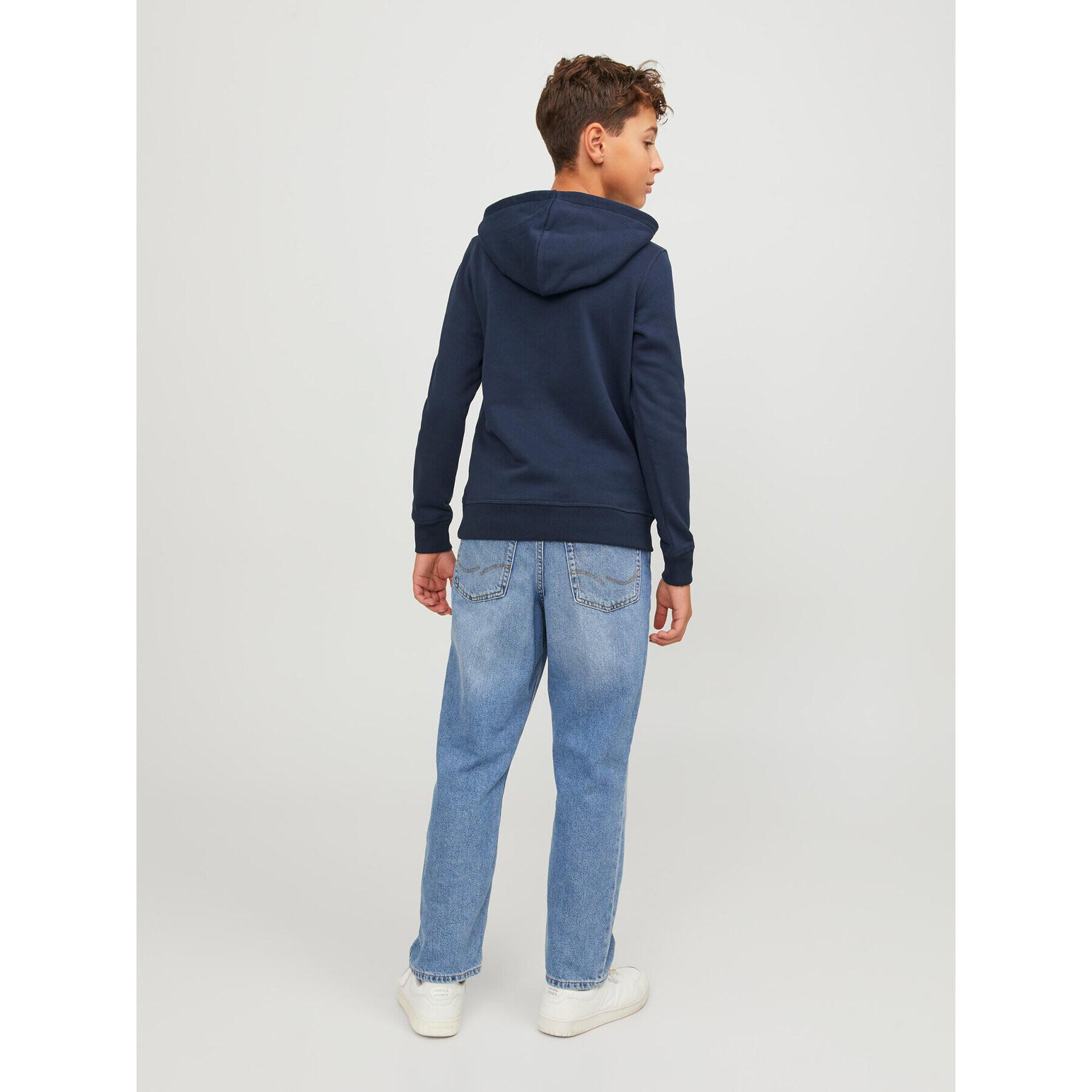 Jack&Jones Junior Mikina 12247700 Tmavomodrá Standard Fit - Pepit.cz