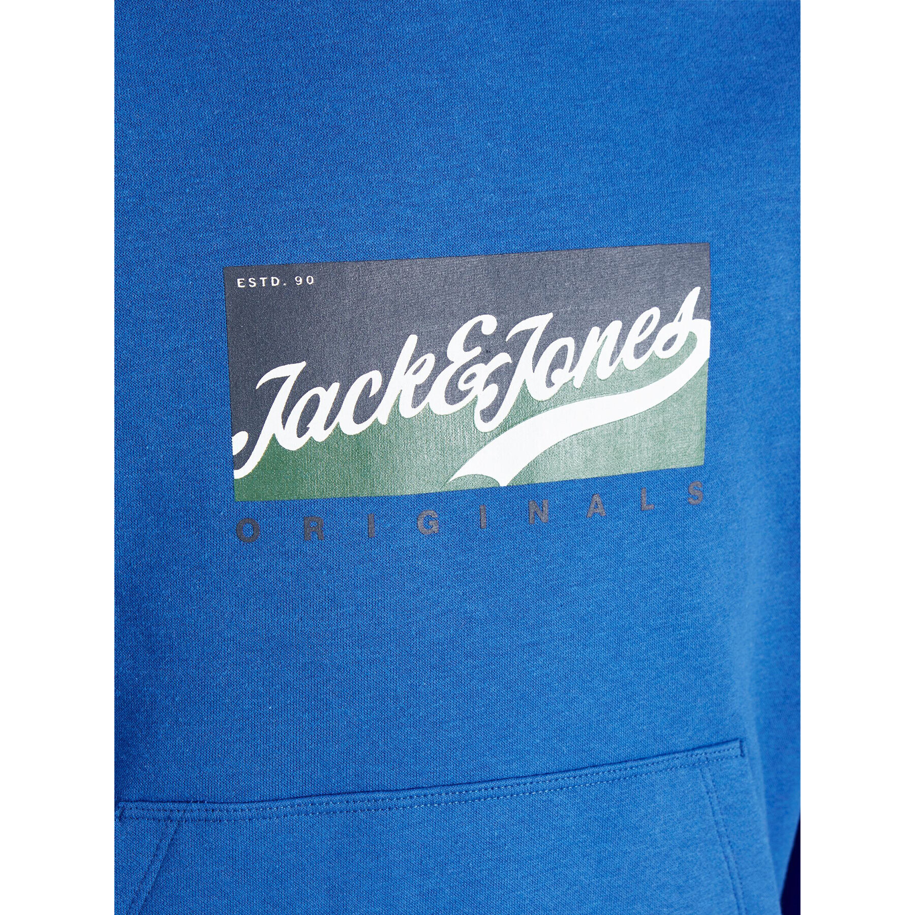 Jack&Jones Junior Mikina Becks 12220996 Modrá Regular Fit - Pepit.cz