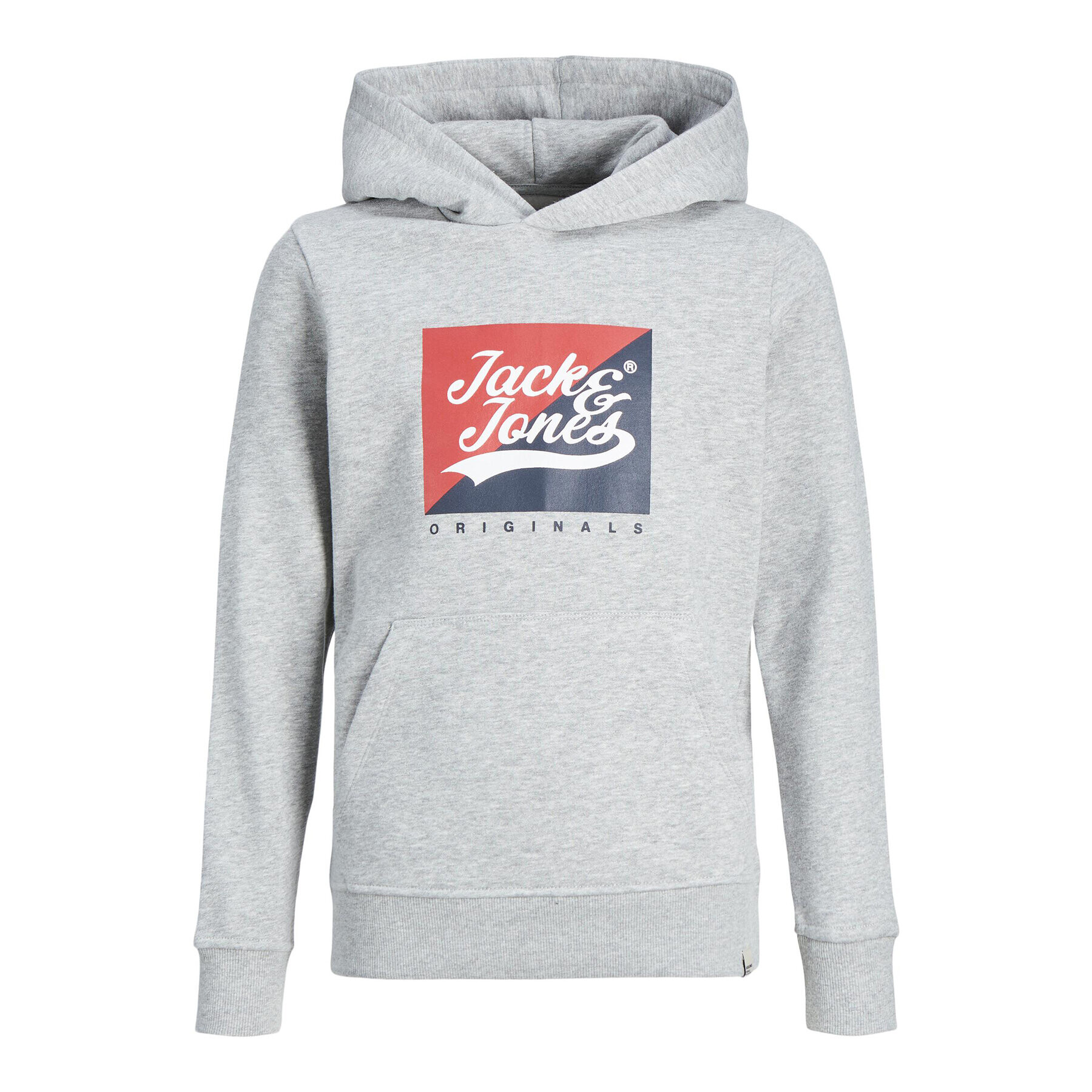 Jack&Jones Junior Mikina Becks 12220996 Šedá Regular Fit - Pepit.cz