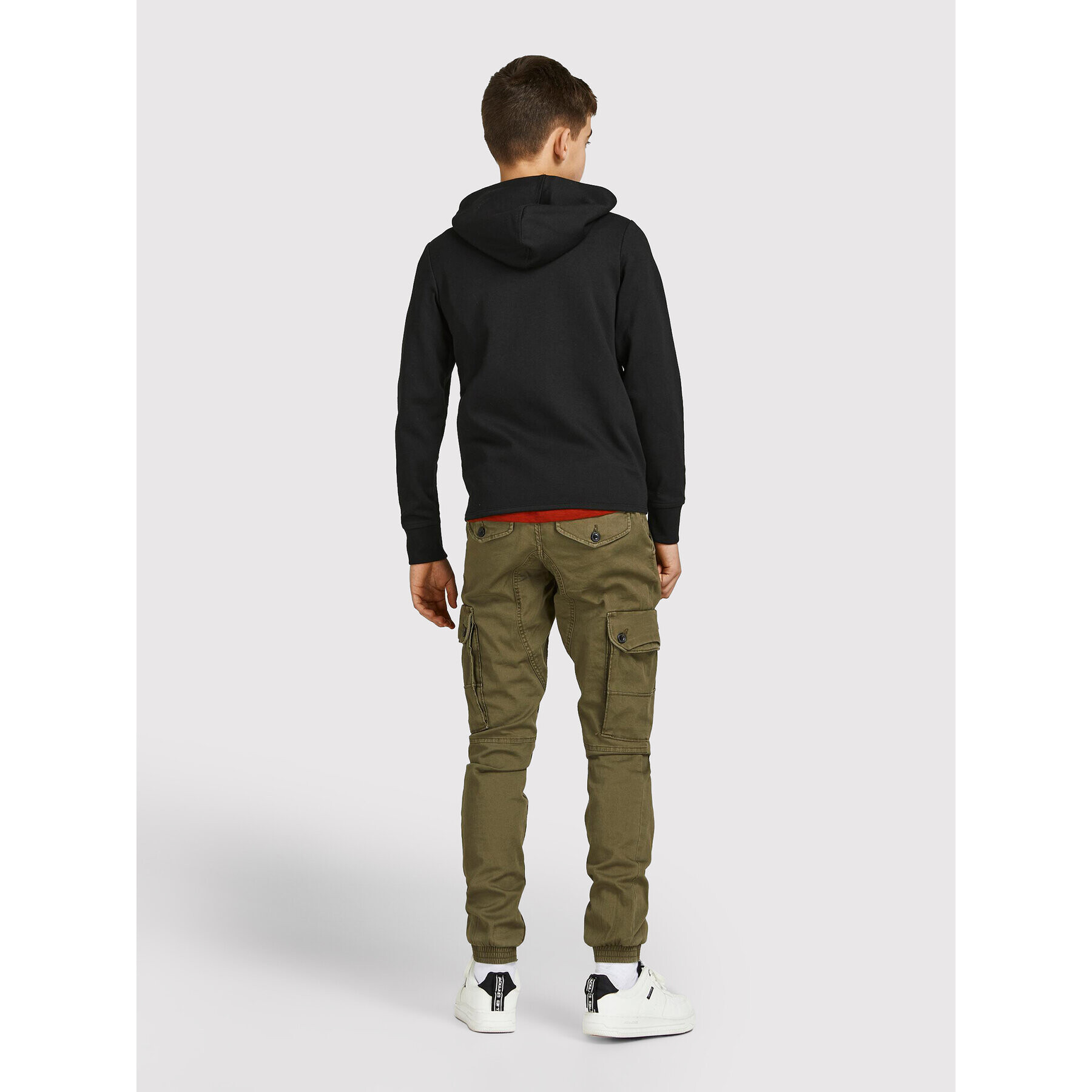 Jack&Jones Junior Mikina Coair 12192600 Černá Regular Fit - Pepit.cz