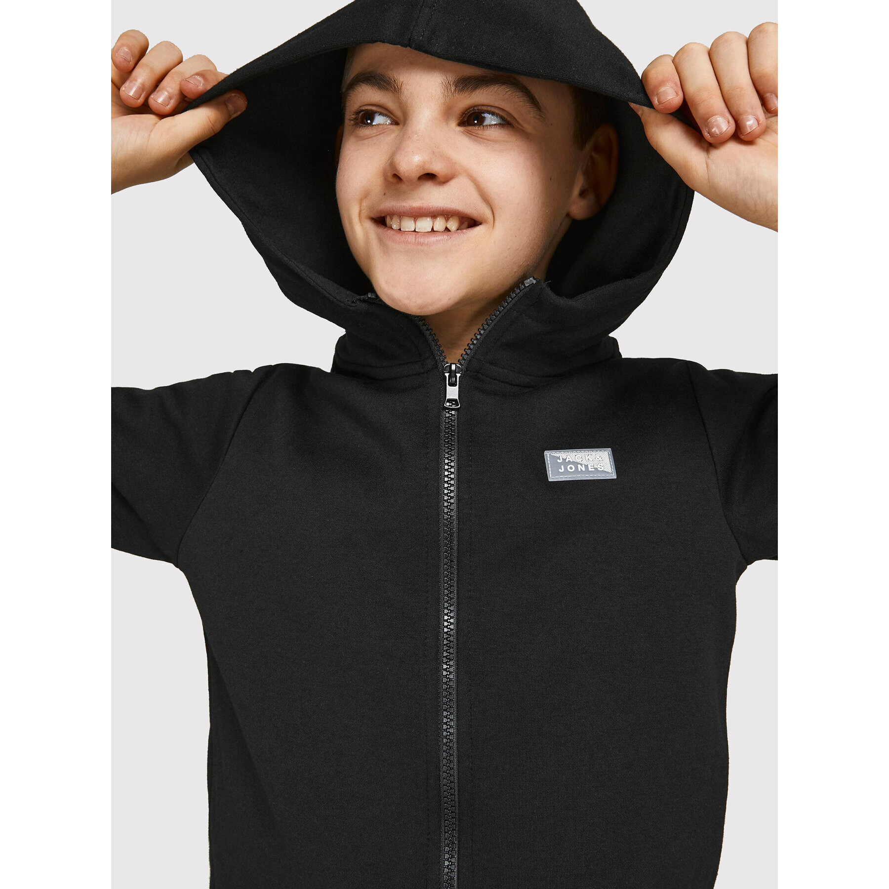 Jack&Jones Junior Mikina Coair 12192600 Černá Regular Fit - Pepit.cz