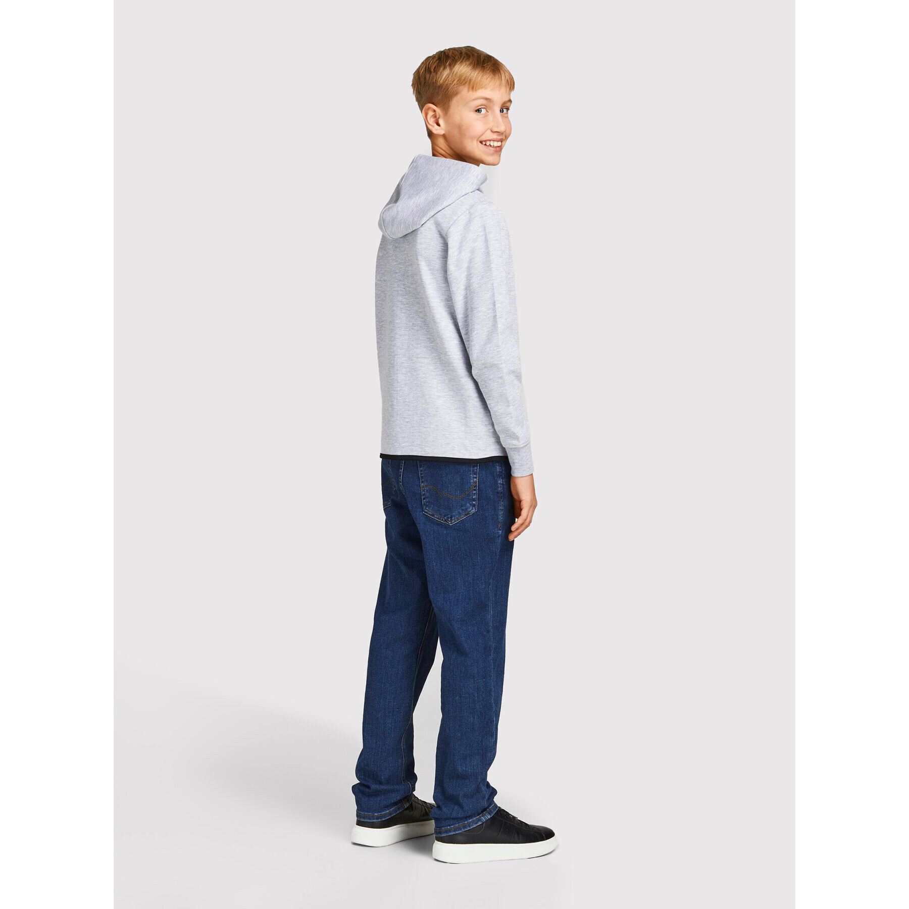 Jack&Jones Junior Mikina Coair 12192600 Šedá Regular Fit - Pepit.cz