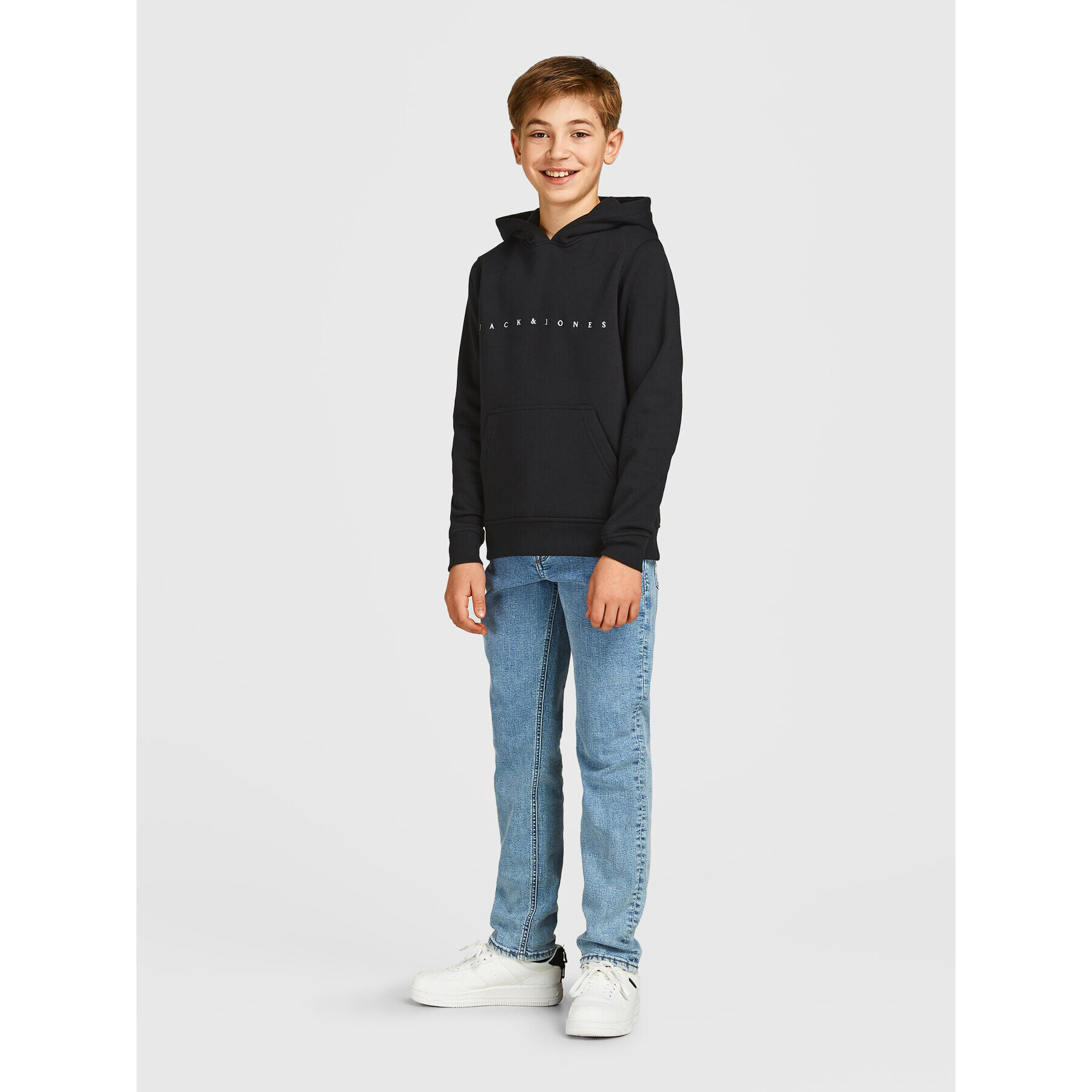 Jack&Jones Junior Mikina Copenhagen 12214983 Černá Regular Fit - Pepit.cz