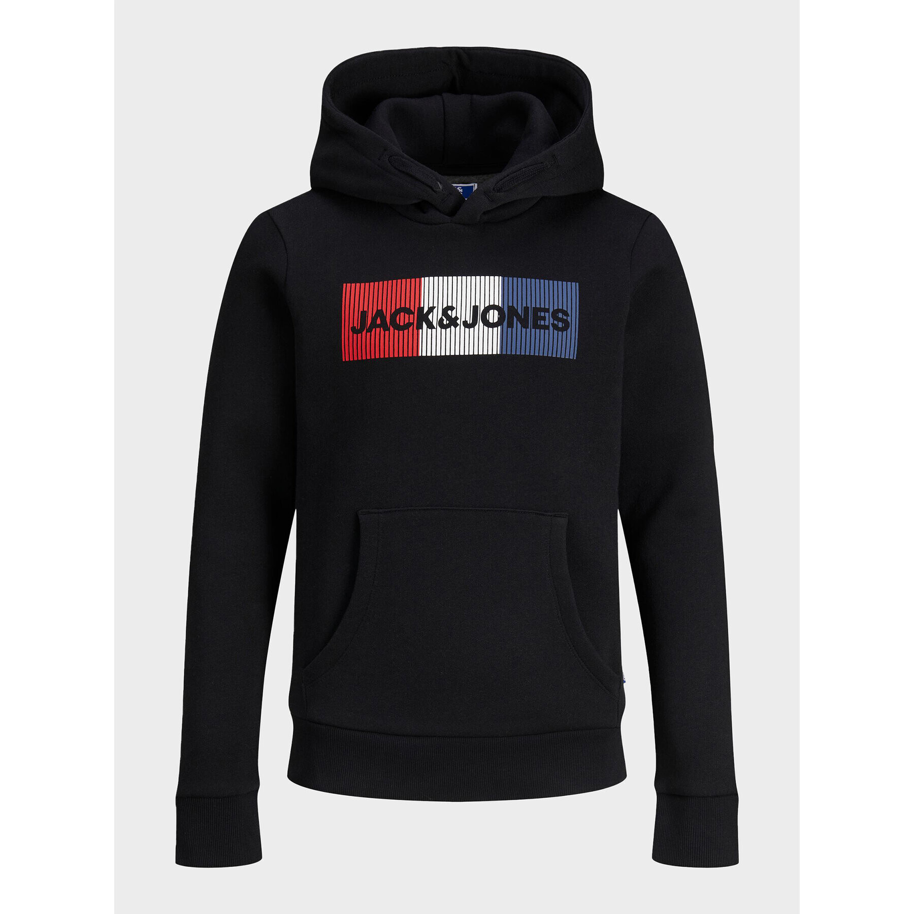 Jack&Jones Junior Mikina Corp Logo 12152841 Černá Regular Fit - Pepit.cz