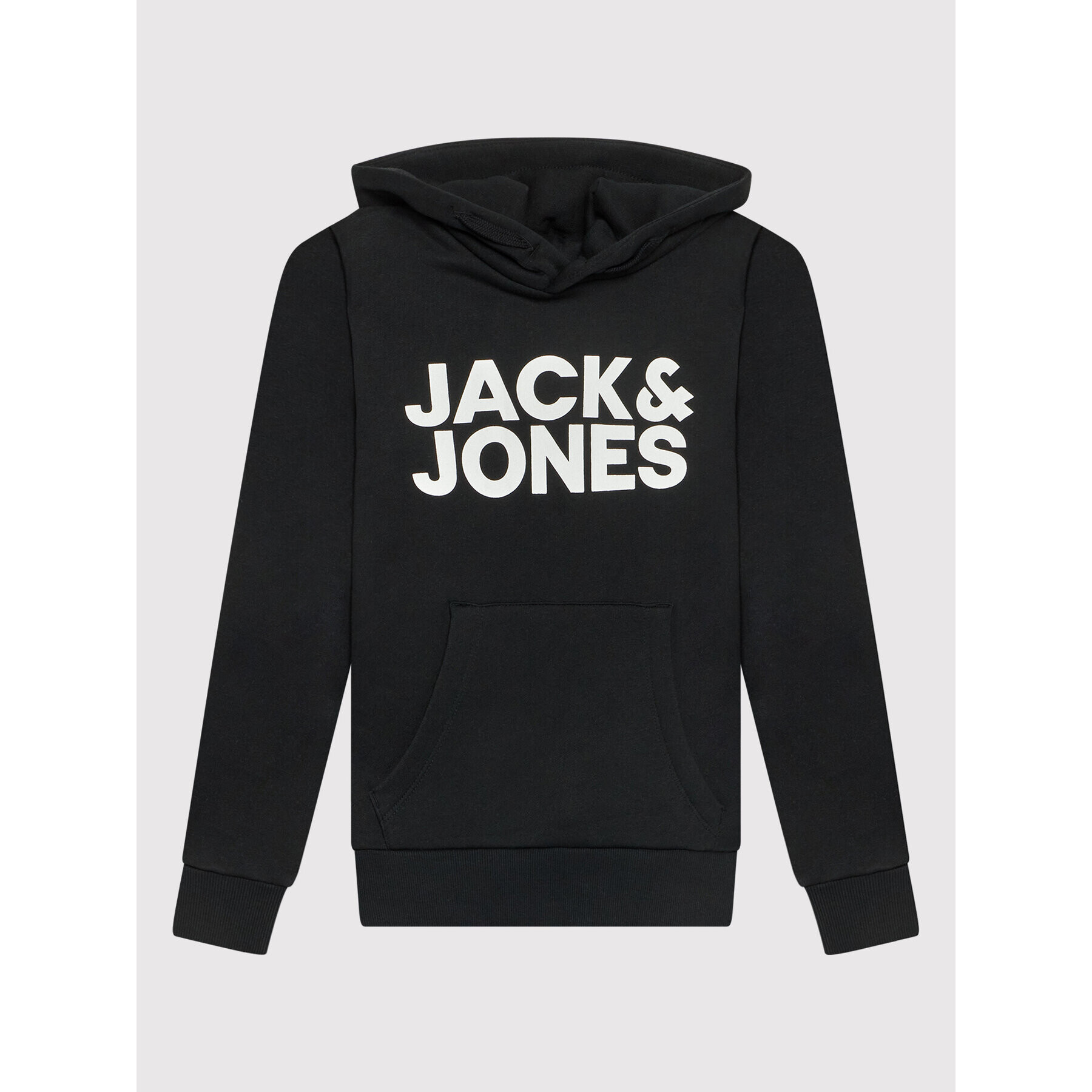 Jack&Jones Junior Mikina Corp Logo 12152841 Černá Regular Fit - Pepit.cz