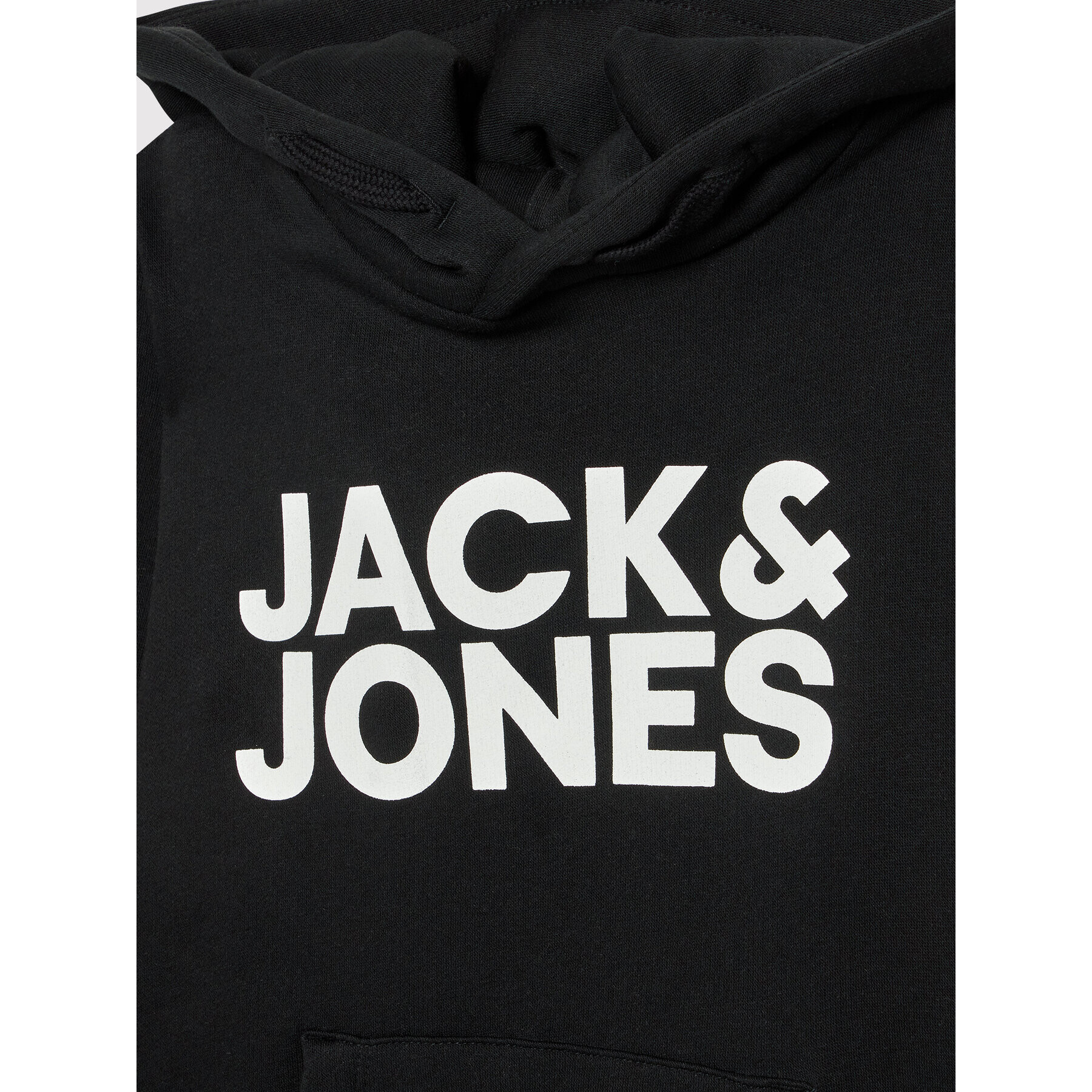 Jack&Jones Junior Mikina Corp Logo 12152841 Černá Regular Fit - Pepit.cz