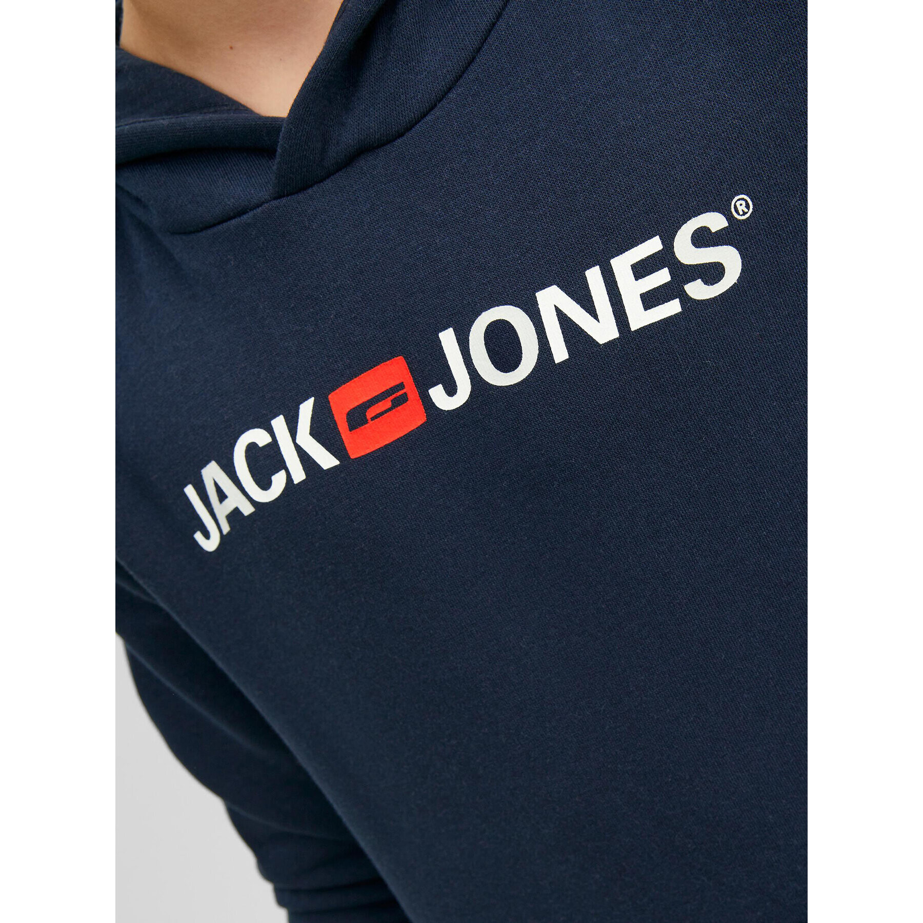 Jack&Jones Junior Mikina Corp Old Logo 12212186 Tmavomodrá Regular Fit - Pepit.cz