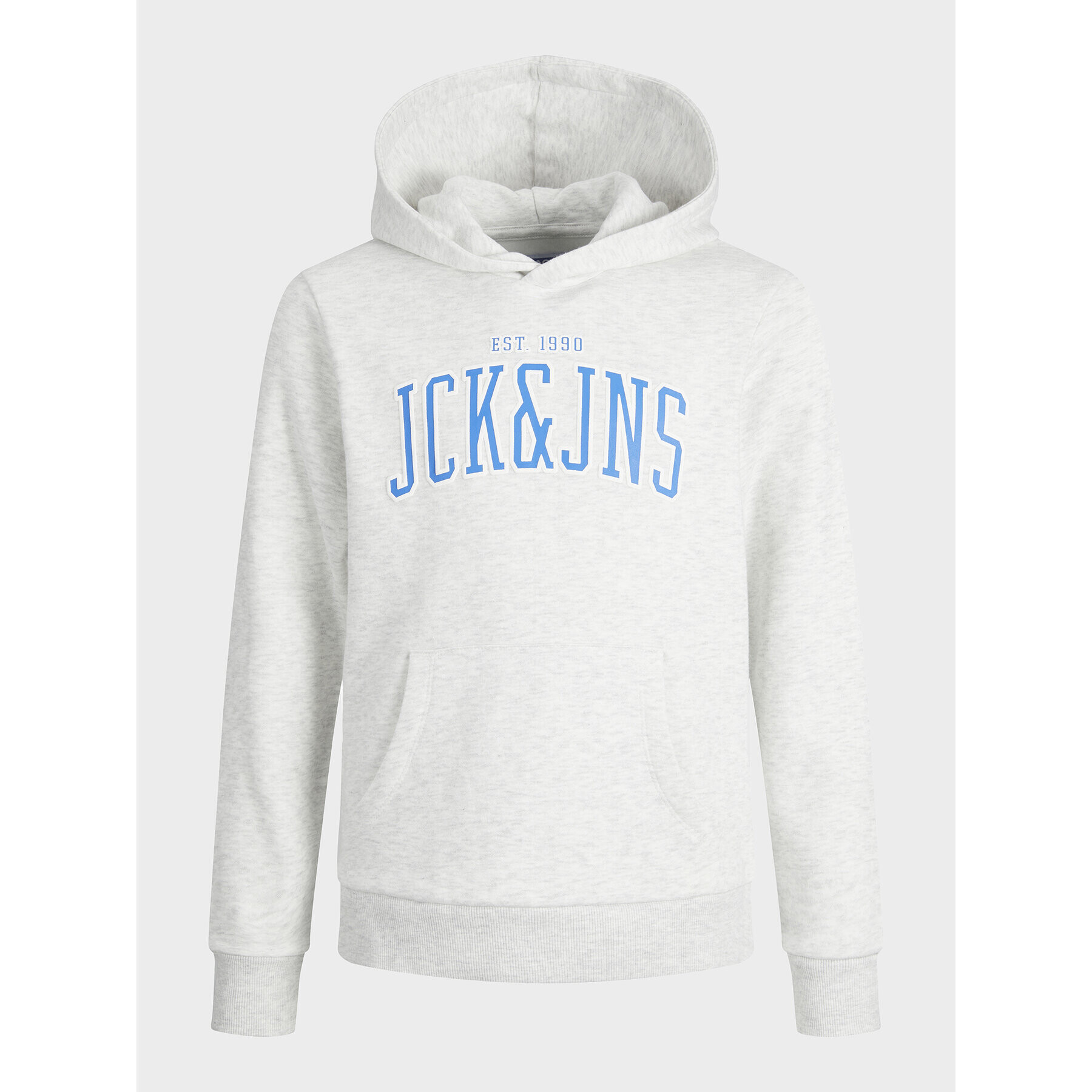 Jack&Jones Junior Mikina Emb 12213292 Šedá Regular Fit - Pepit.cz