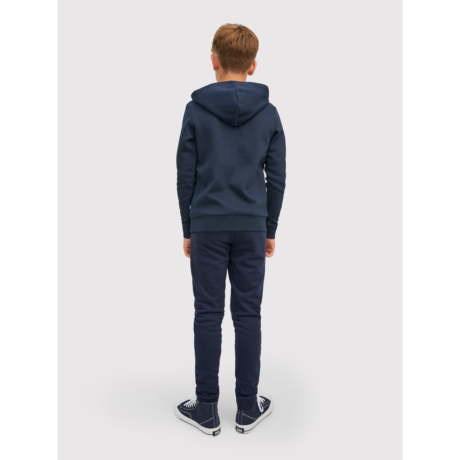 Jack&Jones Junior Mikina Logo 12212287 Tmavomodrá Regular Fit - Pepit.cz