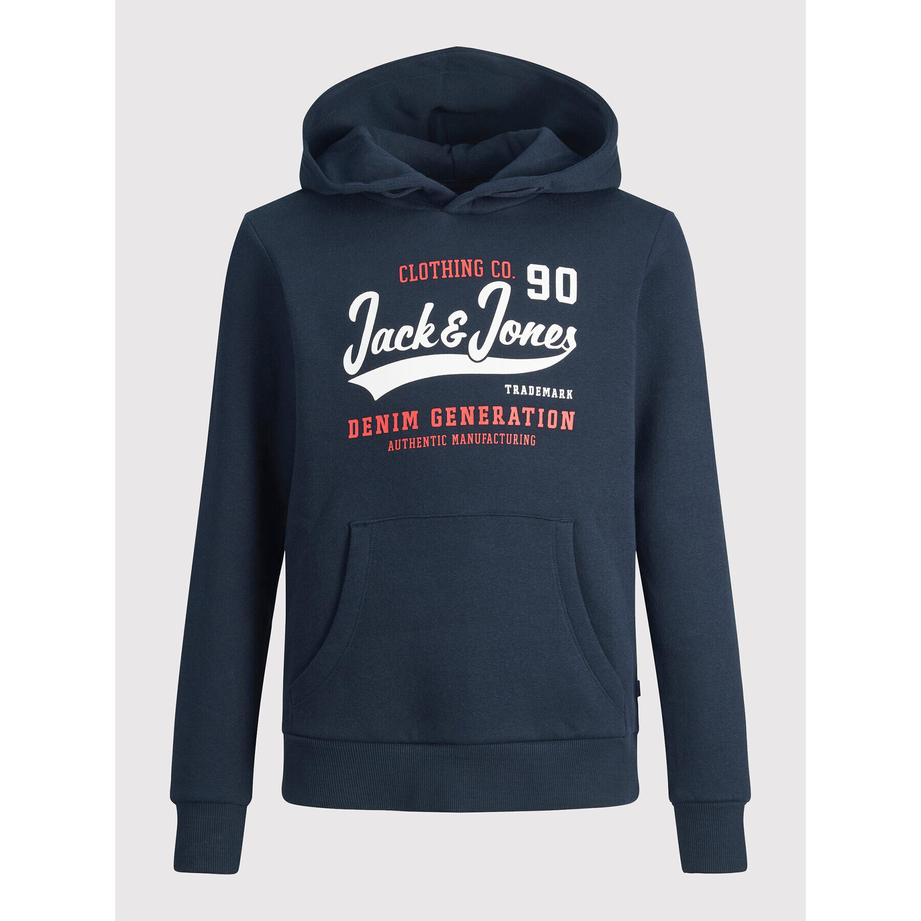 Jack&Jones Junior Mikina Logo 12212287 Tmavomodrá Regular Fit - Pepit.cz