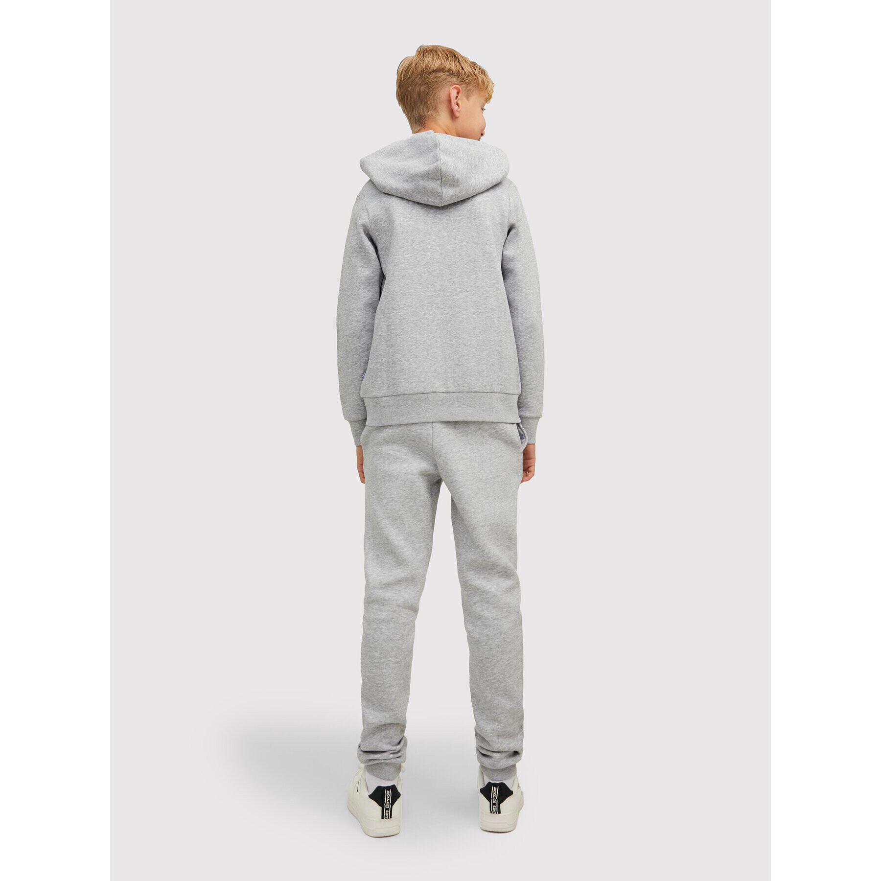 Jack&Jones Junior Mikina Logo 12218049 Šedá Regular Fit - Pepit.cz