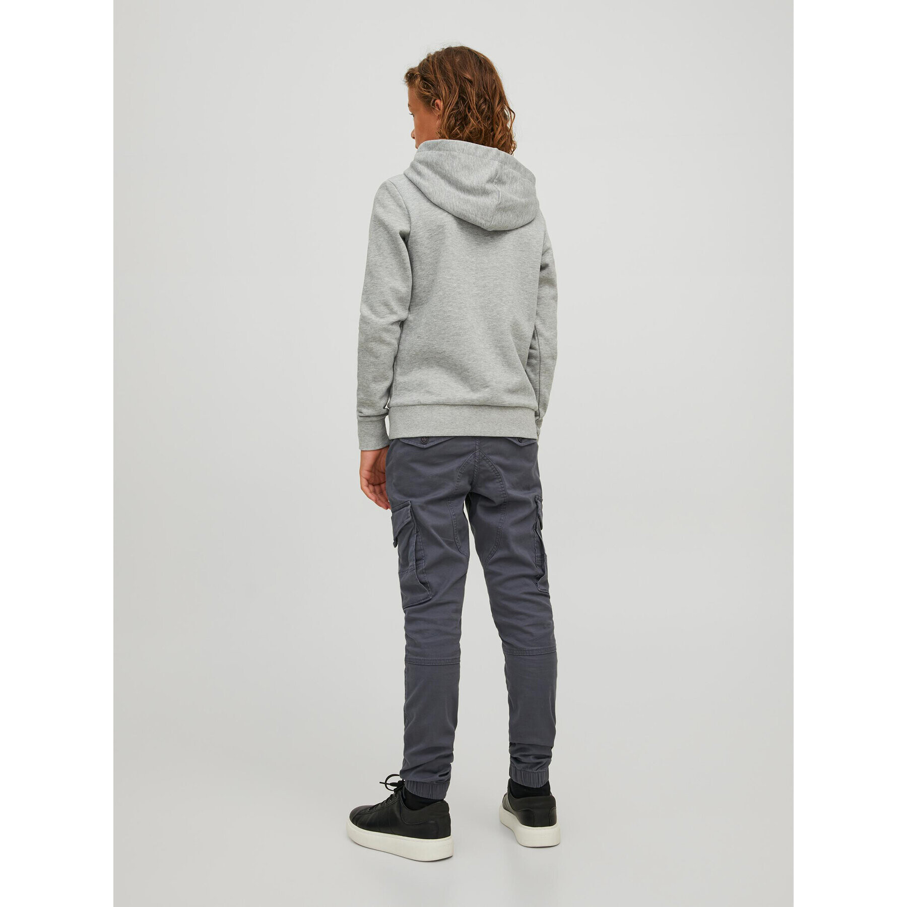 Jack&Jones Junior Mikina Nate 12216911 Šedá Regular Fit - Pepit.cz