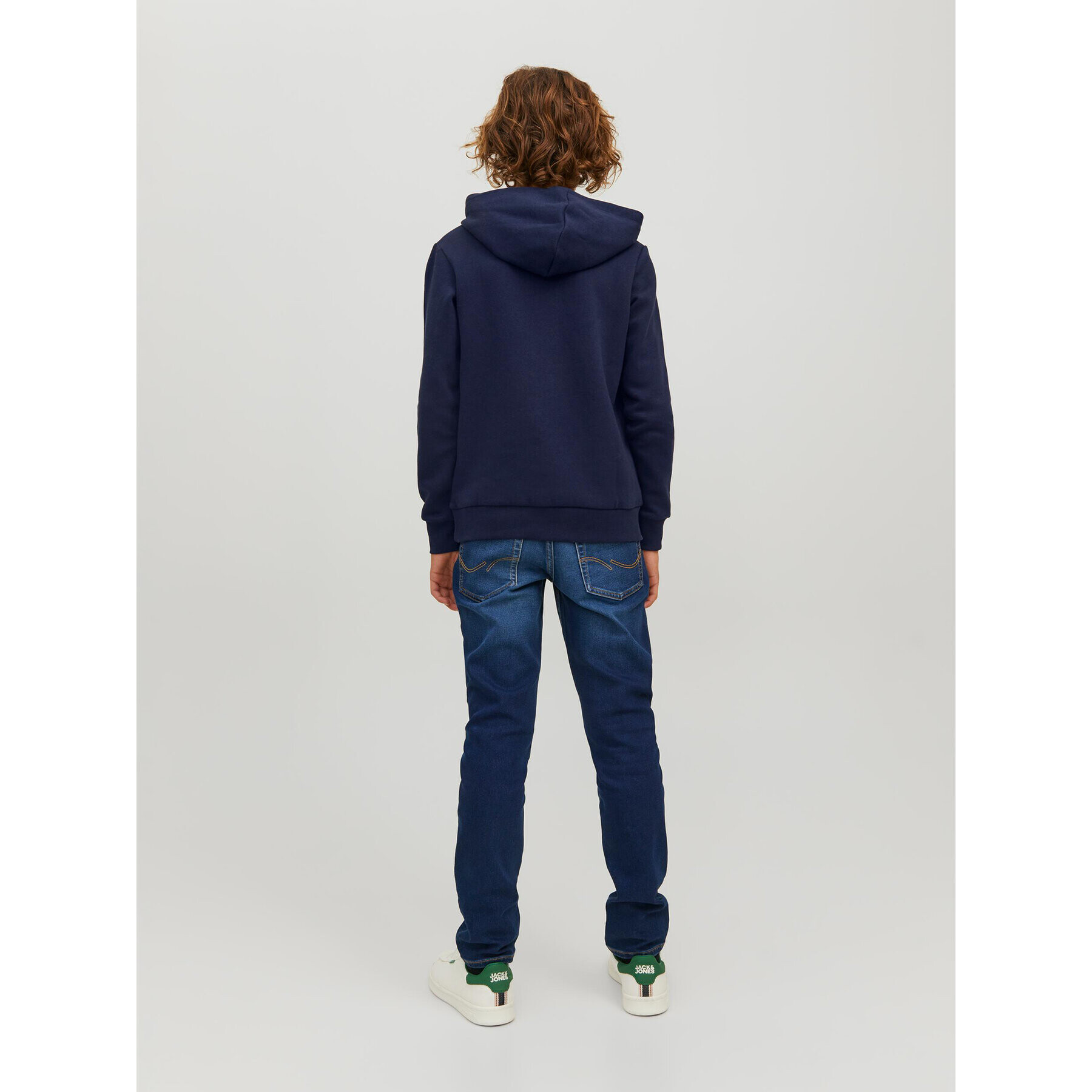 Jack&Jones Junior Mikina Ramp 12213338 Tmavomodrá Regular Fit - Pepit.cz