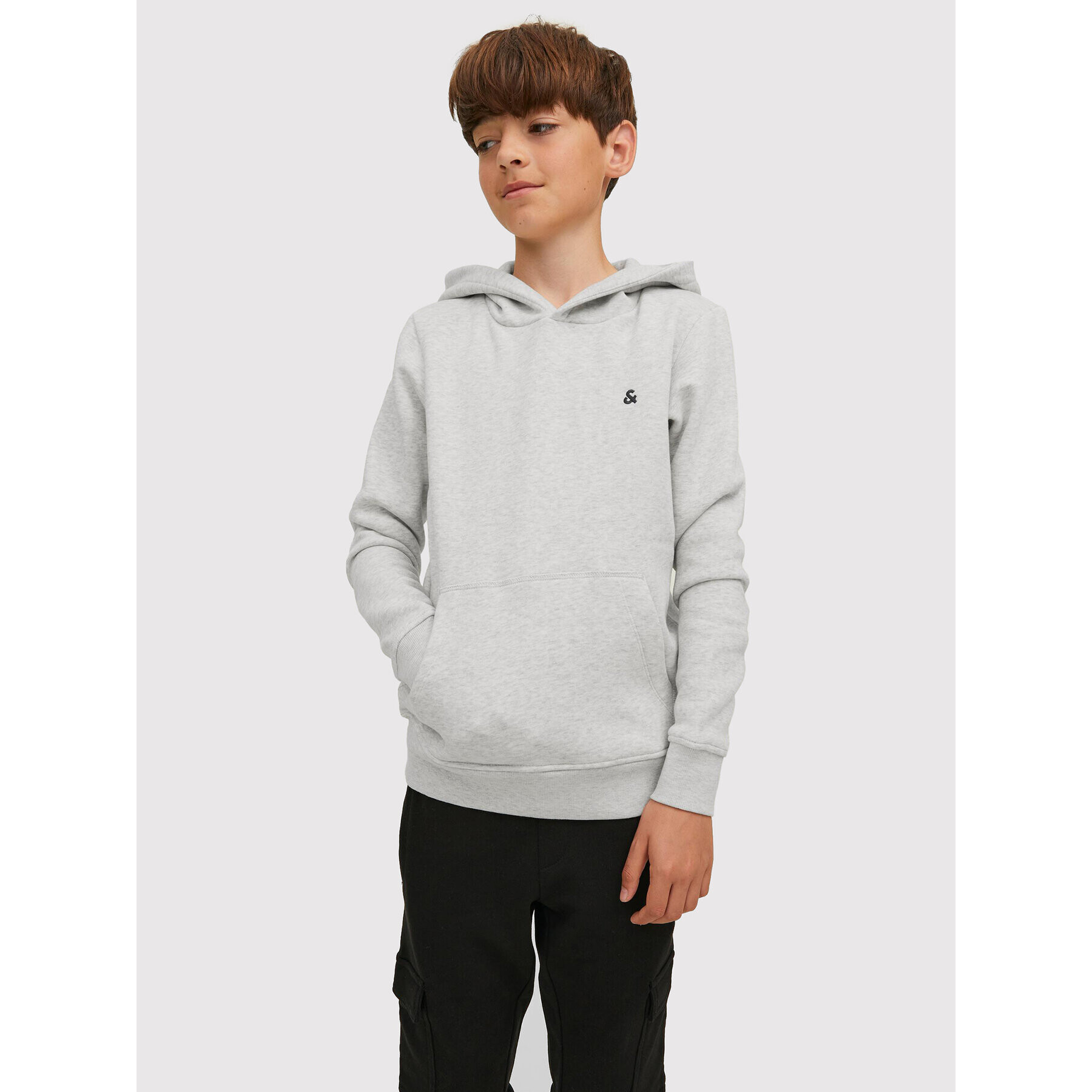 Jack&Jones Junior Mikina Star 12213100 Šedá Regular Fit - Pepit.cz