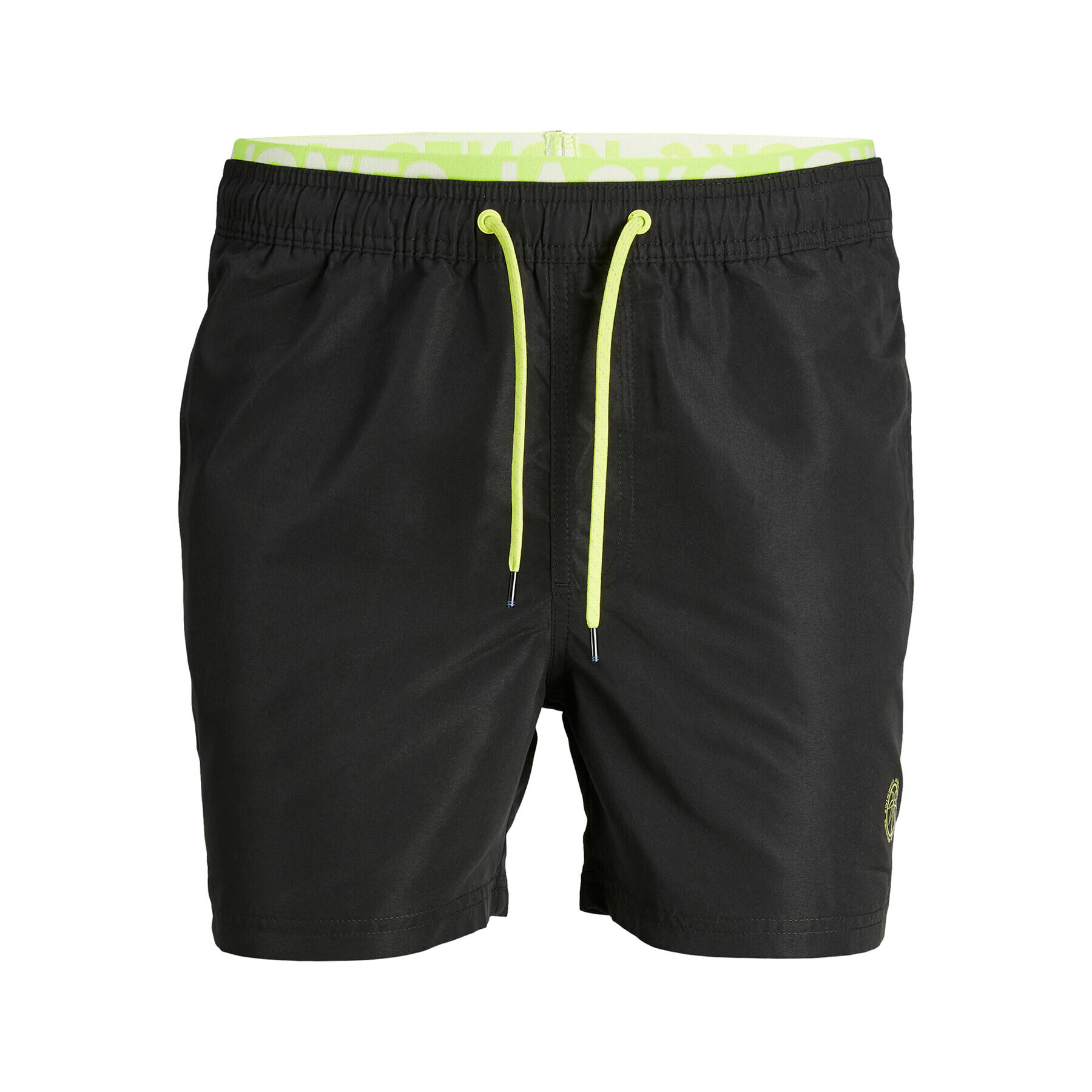 Jack&Jones Junior Plavecké šortky 12227525 Černá Regular Fit - Pepit.cz