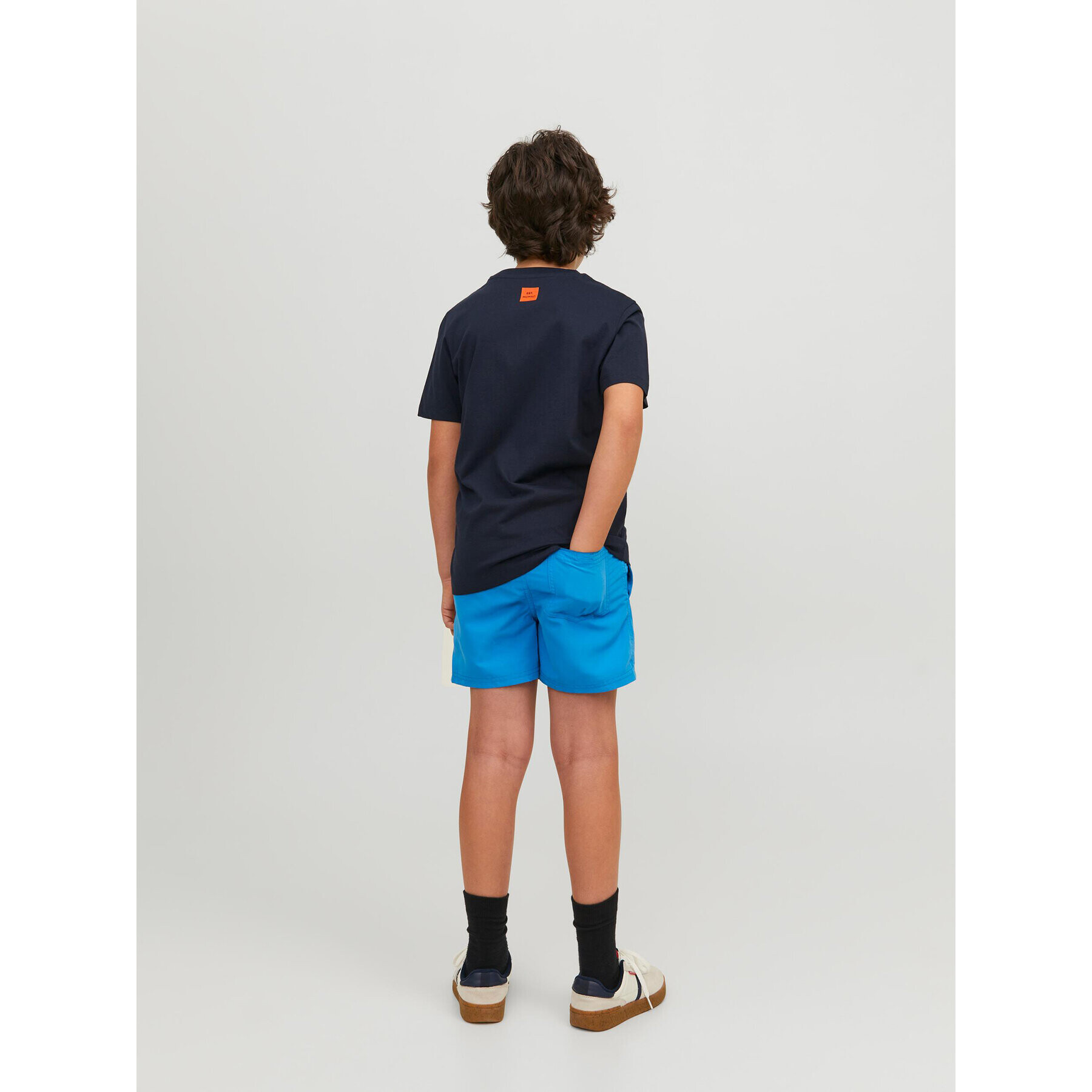 Jack&Jones Junior Plavecké šortky 12228535 Modrá Regular Fit - Pepit.cz