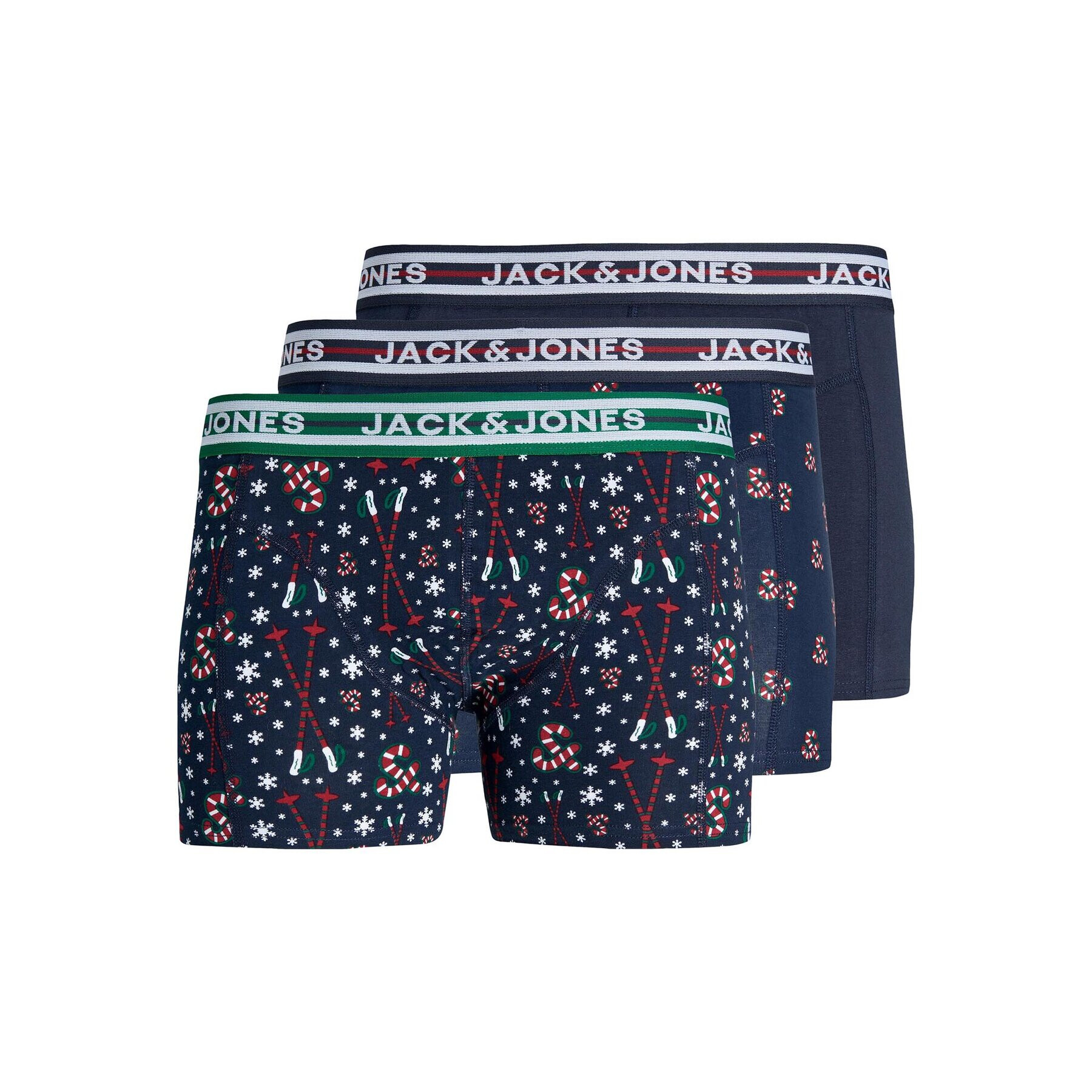 Jack&Jones Junior Sada 3 kusů boxerek 12246624 Tmavomodrá - Pepit.cz