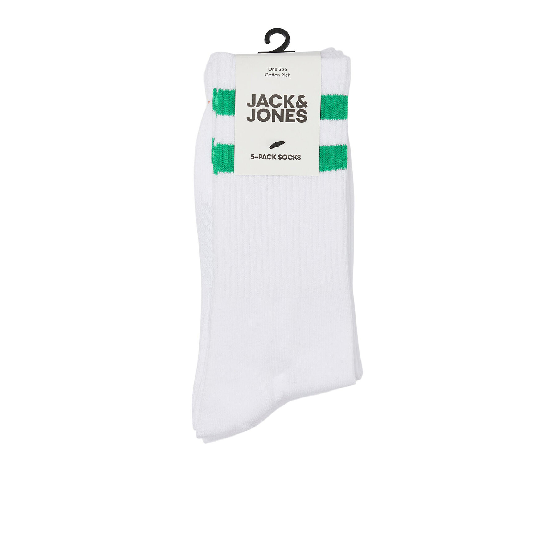 Jack&Jones Junior Sada 5 párů dětských vysokých ponožek 12235378 Oranžová - Pepit.cz