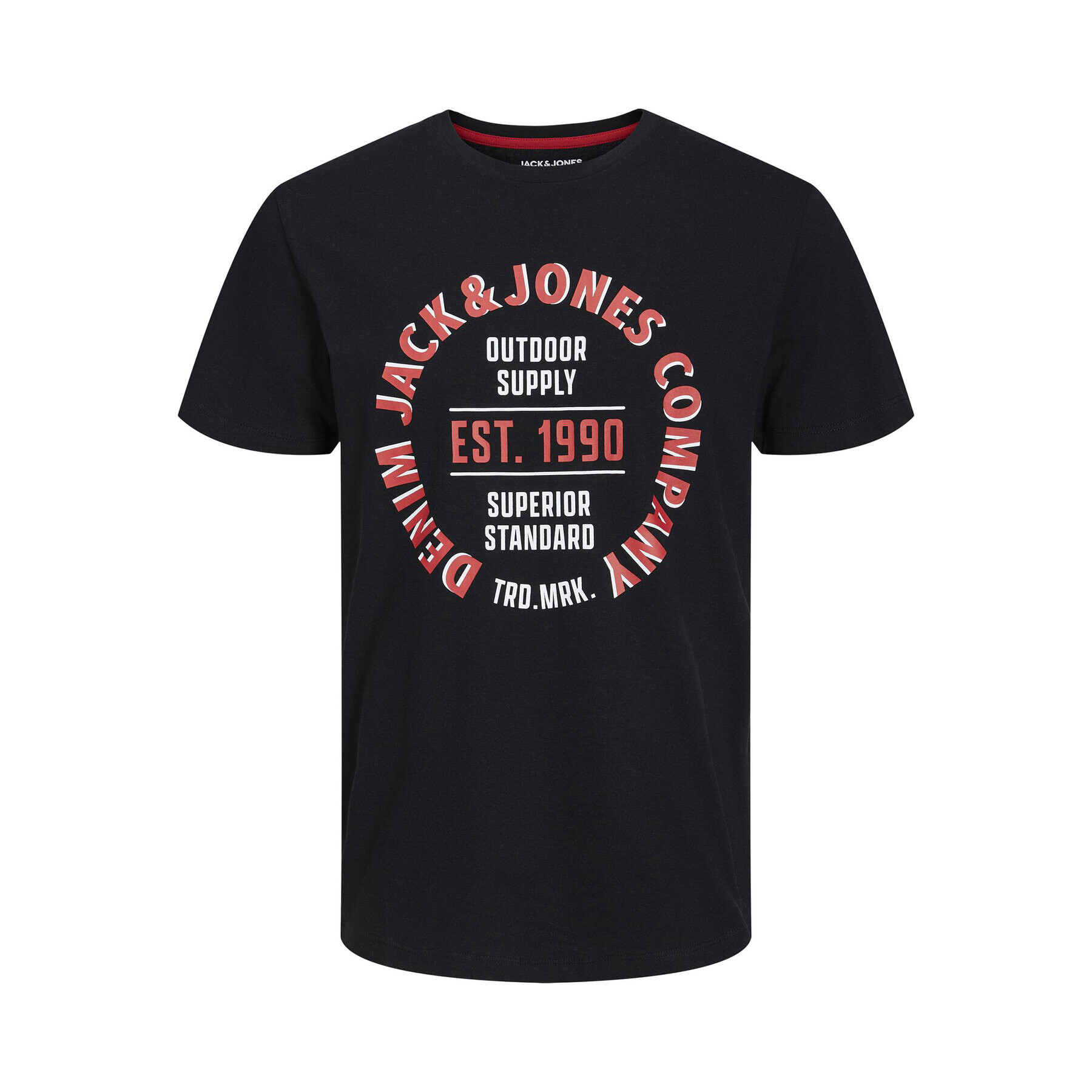 Jack&Jones Junior Sada tričko a sportovní šortky 12235271 Černá Regular Fit - Pepit.cz