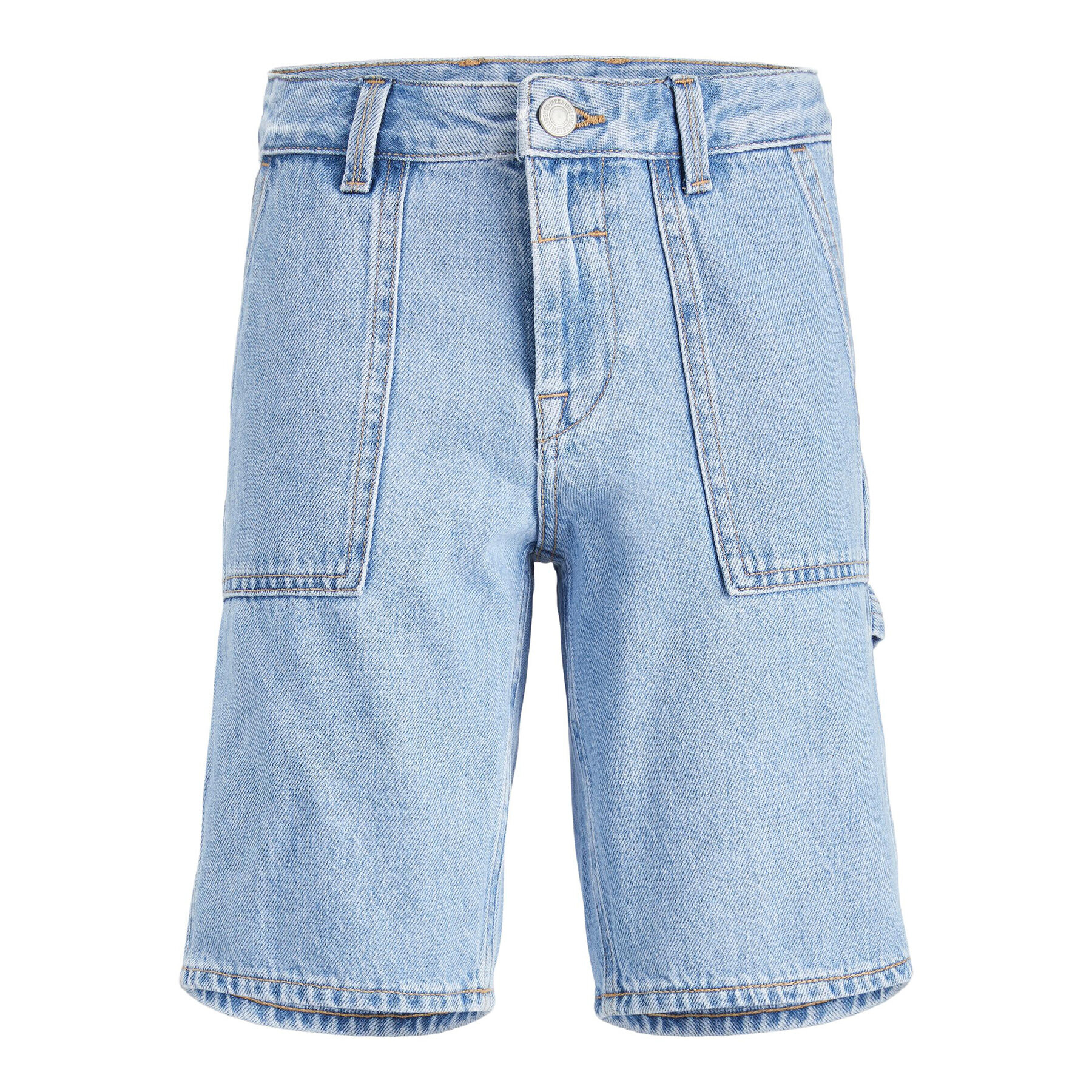 Jack&Jones Junior Džínové šortky 12236520 Modrá Loose Fit - Pepit.cz