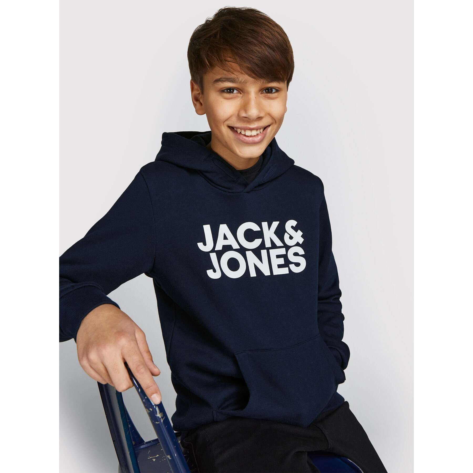 Jack&Jones Junior Souprava 2 mikiny Corp 12210980 Tmavomodrá Regular Fit - Pepit.cz