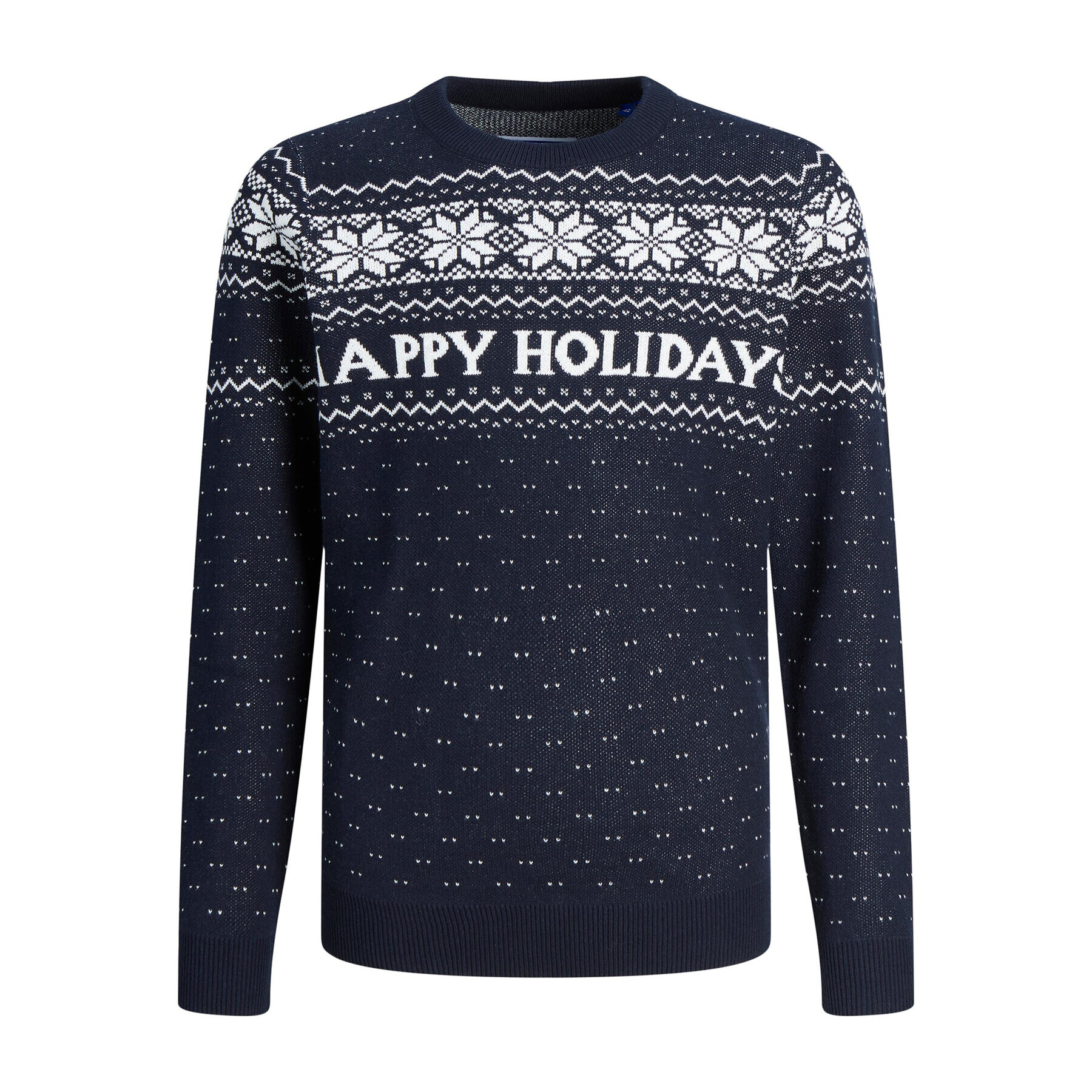 Jack&Jones Junior Svetr Xmas 12221306 Tmavomodrá Regular Fit - Pepit.cz