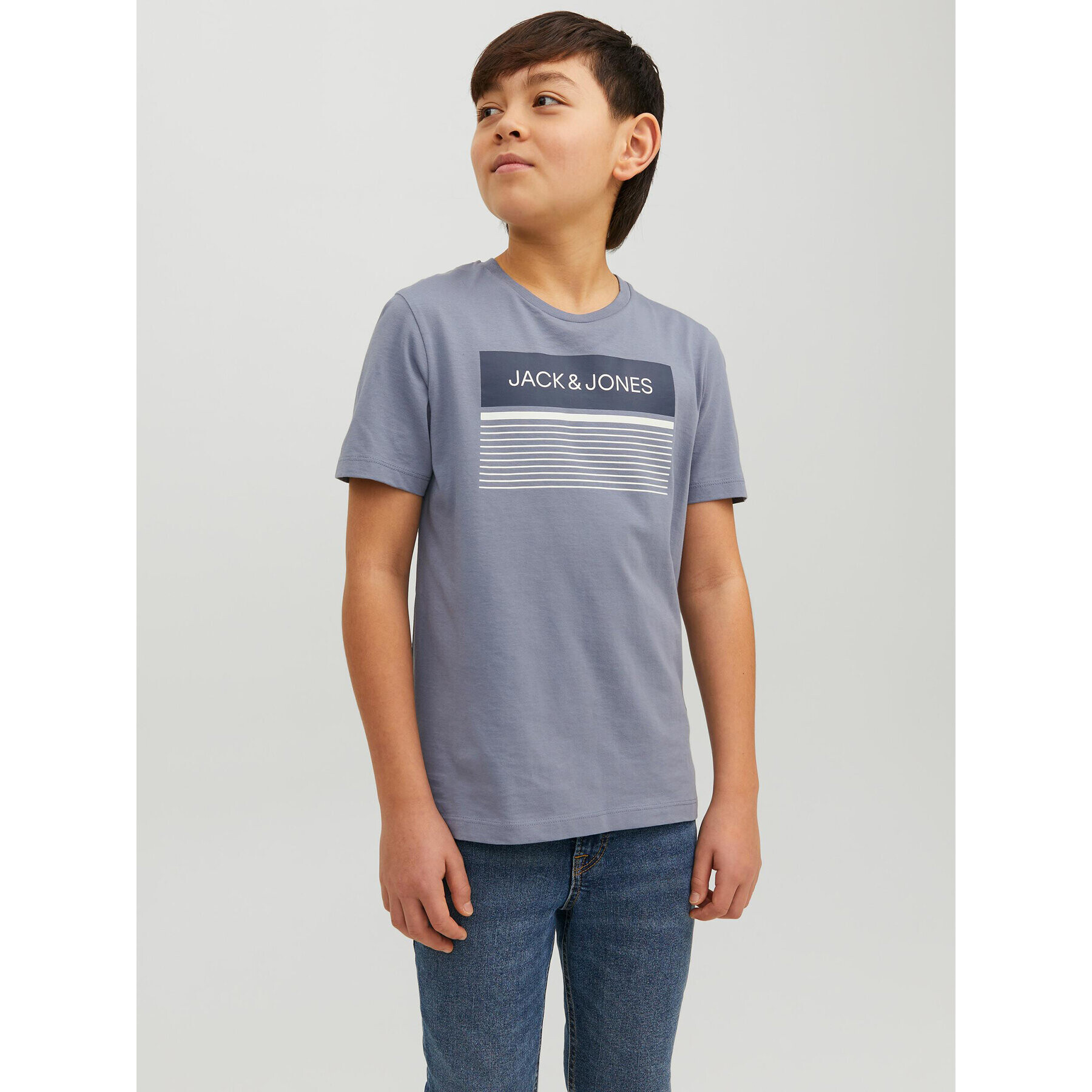 Jack&Jones Junior T-Shirt 12224231 Modrá Regular Fit - Pepit.cz