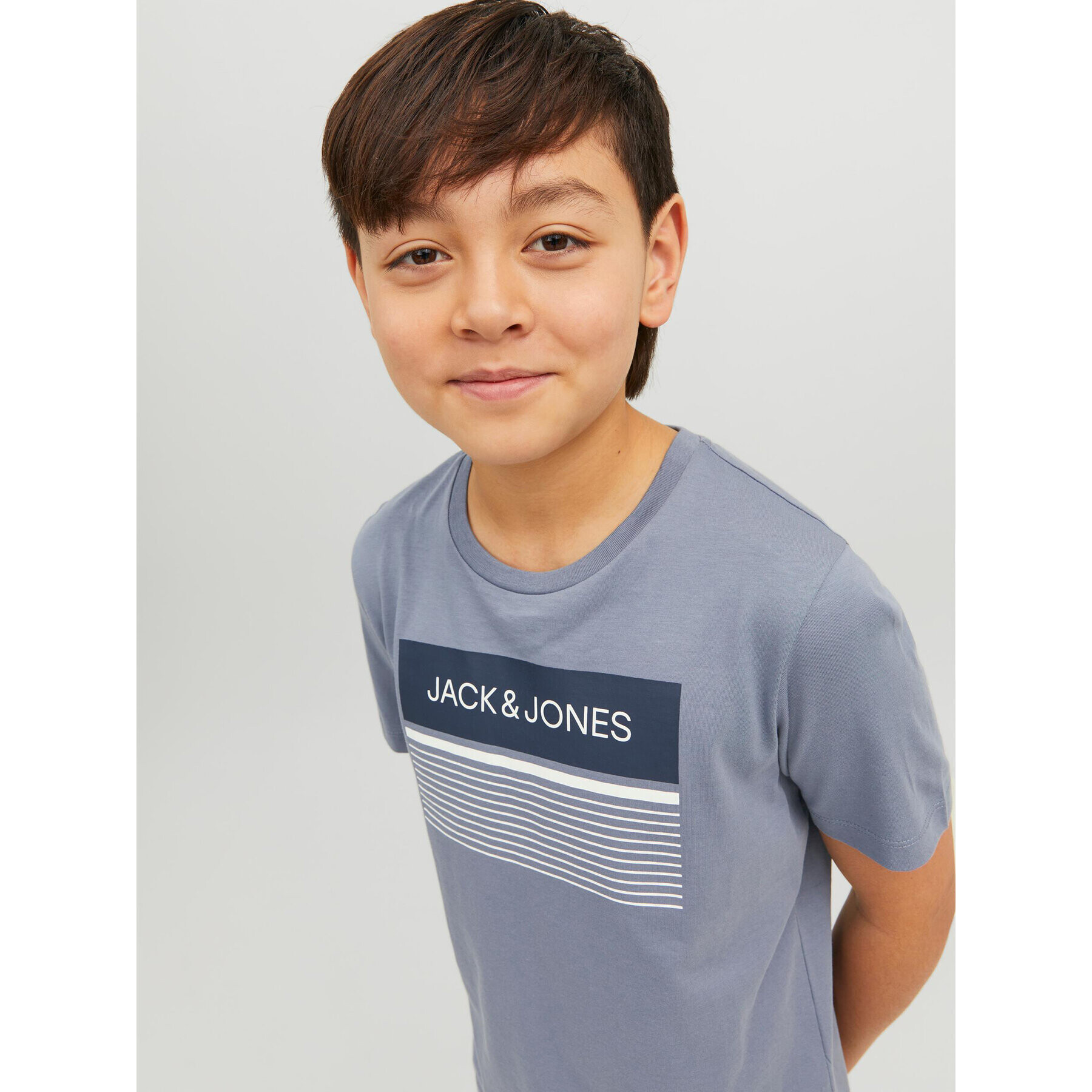 Jack&Jones Junior T-Shirt 12224231 Modrá Regular Fit - Pepit.cz