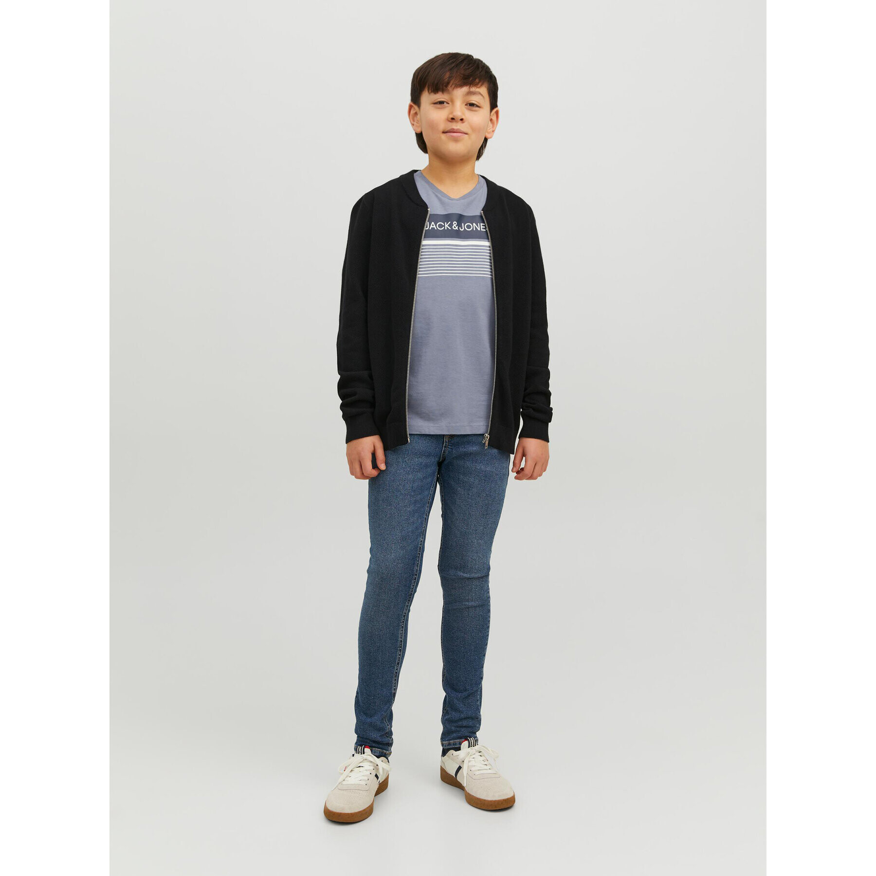 Jack&Jones Junior T-Shirt 12224231 Modrá Regular Fit - Pepit.cz