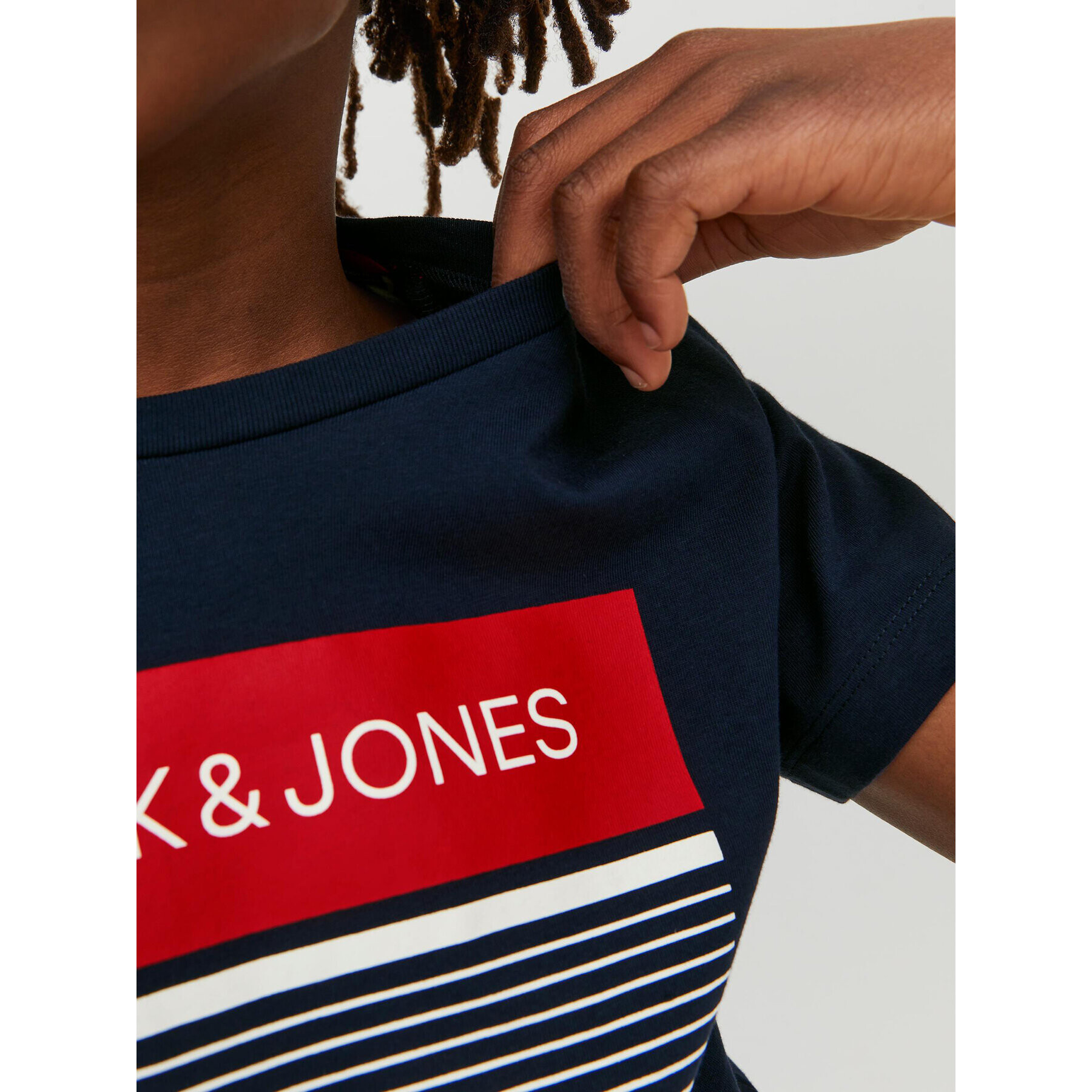 Jack&Jones Junior T-Shirt 12224231 Tmavomodrá Regular Fit - Pepit.cz