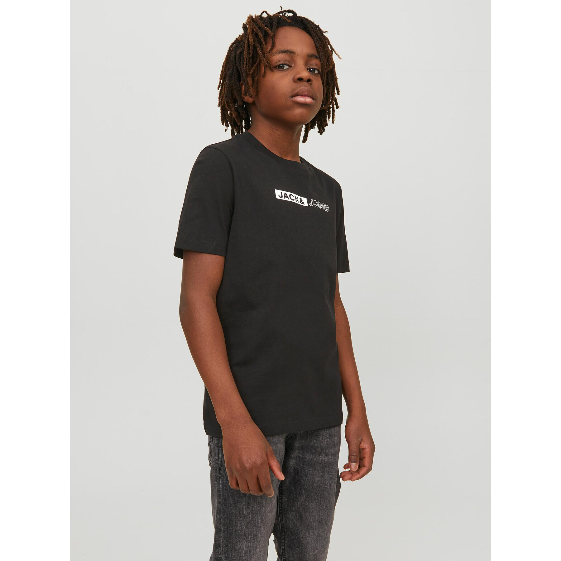 Jack&Jones Junior T-Shirt 12225316 Černá Regular Fit - Pepit.cz