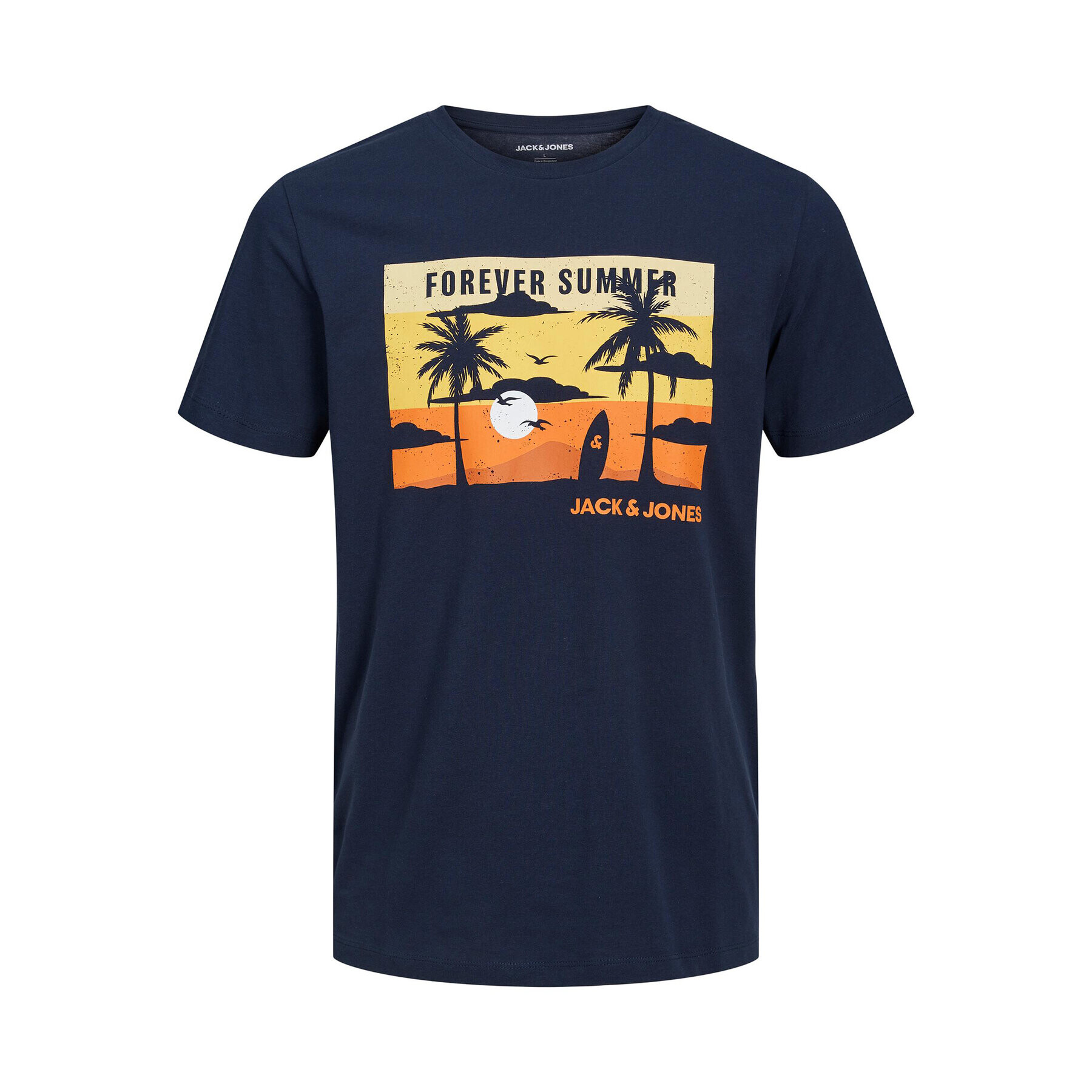 Jack&Jones Junior T-Shirt 12225495 Tmavomodrá Regular Fit - Pepit.cz