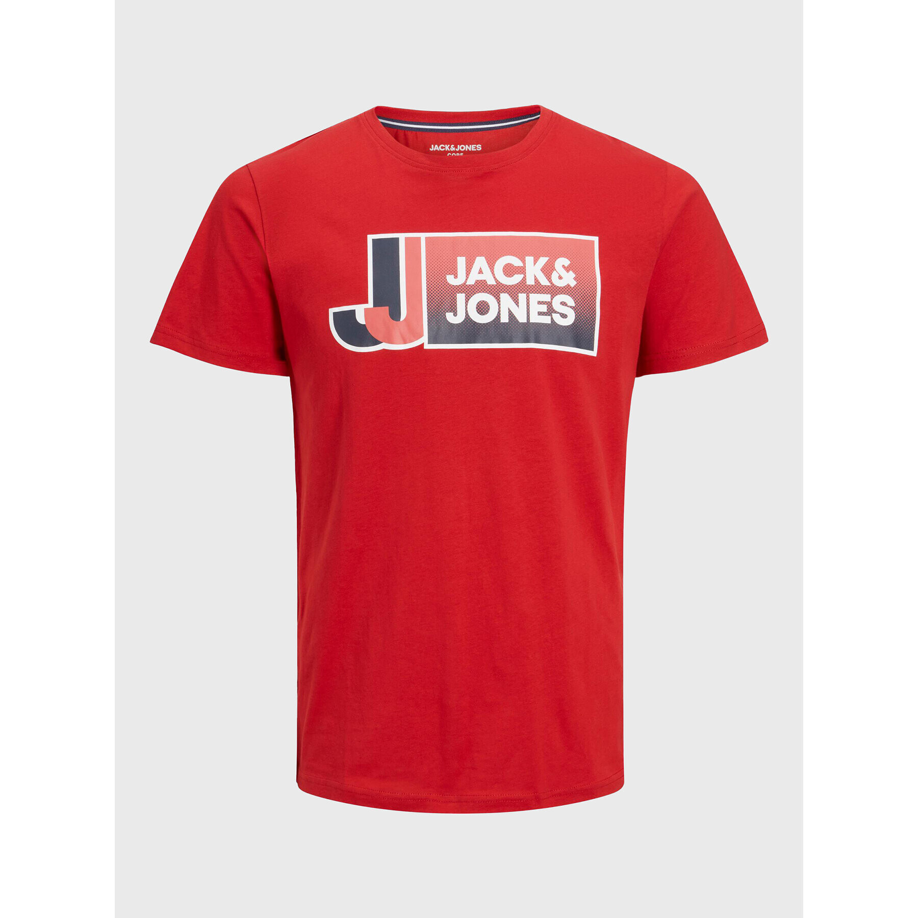 Jack&Jones Junior T-Shirt 12230828 Červená Standard Fit - Pepit.cz