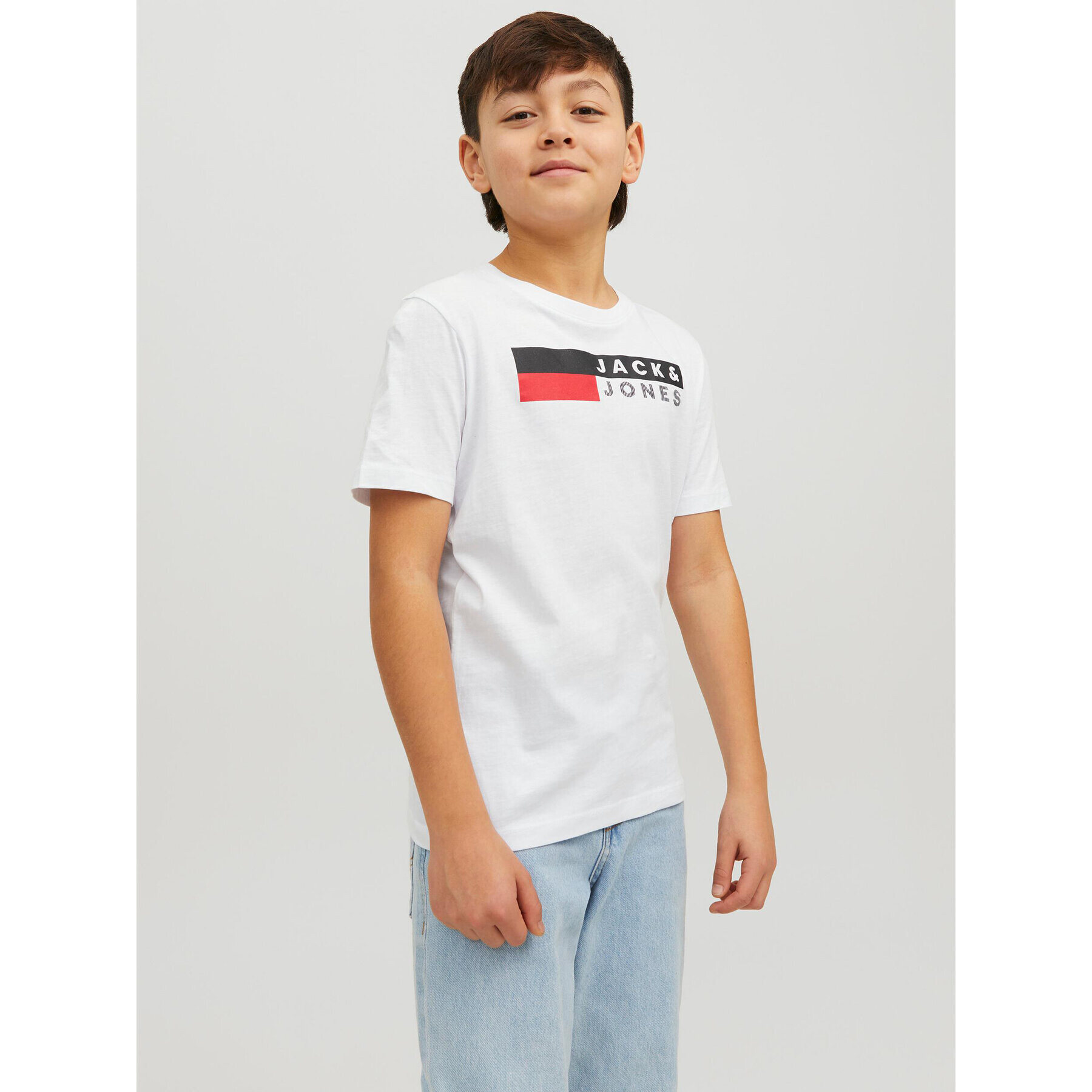 Jack&Jones Junior T-Shirt 12231298 Bílá Regular Fit - Pepit.cz