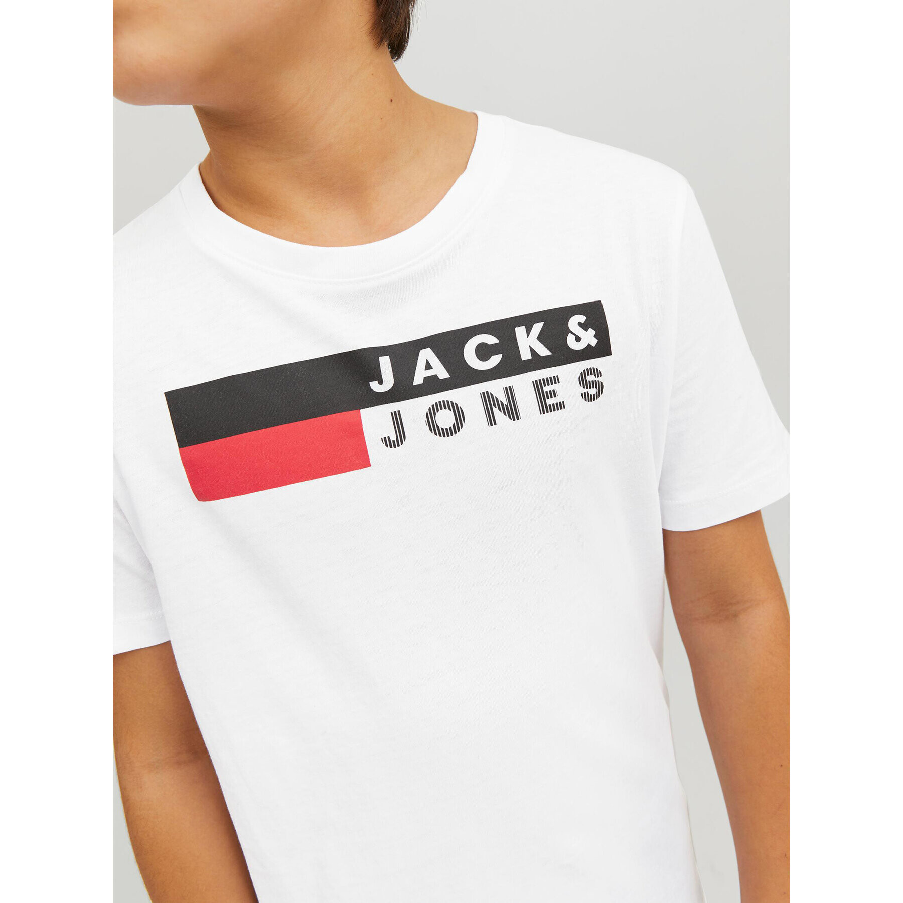 Jack&Jones Junior T-Shirt 12231298 Bílá Regular Fit - Pepit.cz