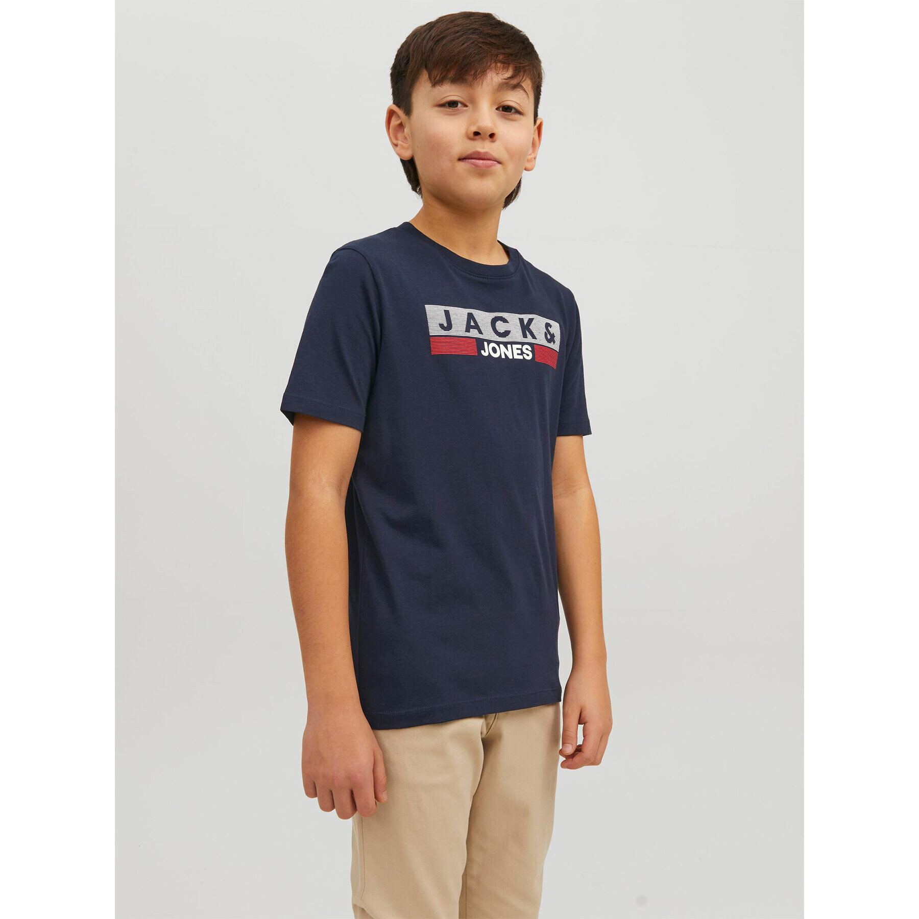 Jack&Jones Junior T-Shirt 12231298 Modrá Regular Fit - Pepit.cz