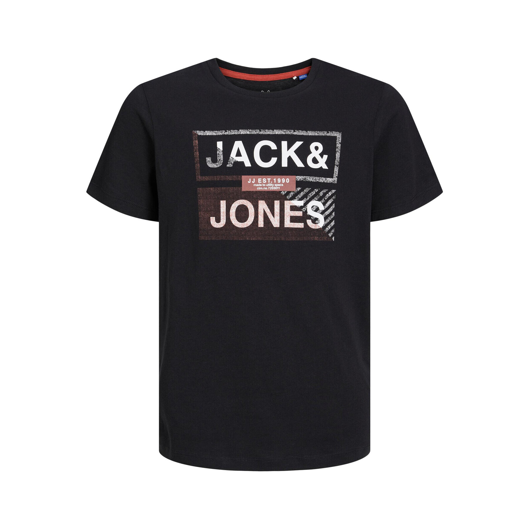 Jack&Jones Junior T-Shirt 12237032 Černá Regular Fit - Pepit.cz