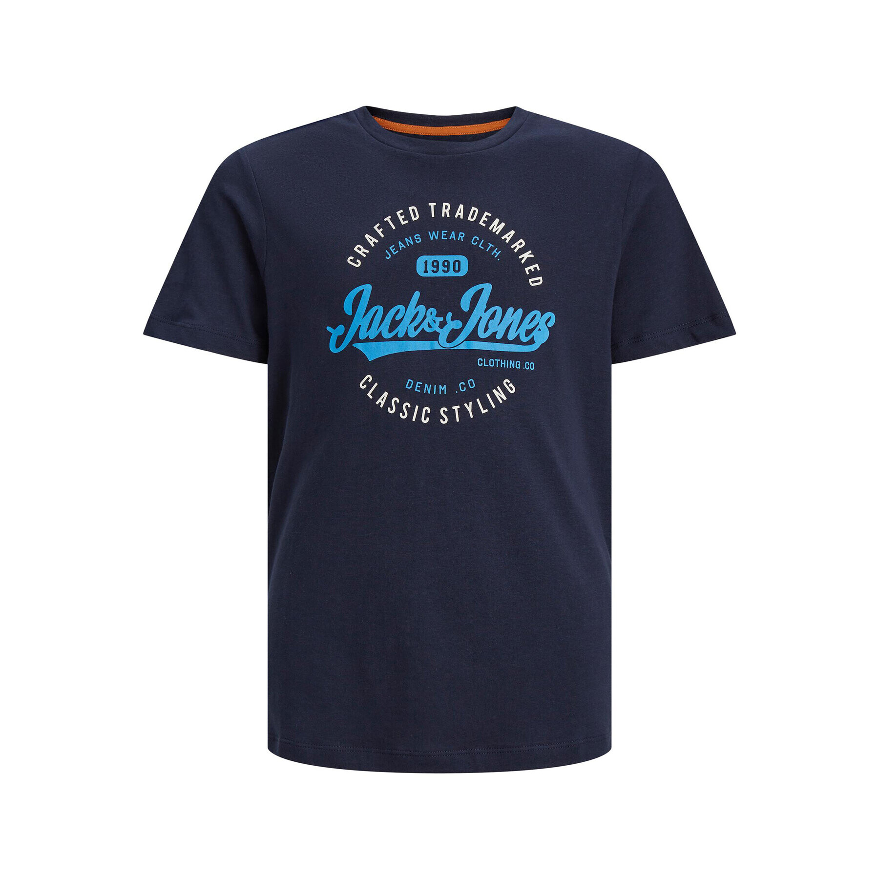 Jack&Jones Junior T-Shirt 12237103 Tmavomodrá Relaxed Fit - Pepit.cz